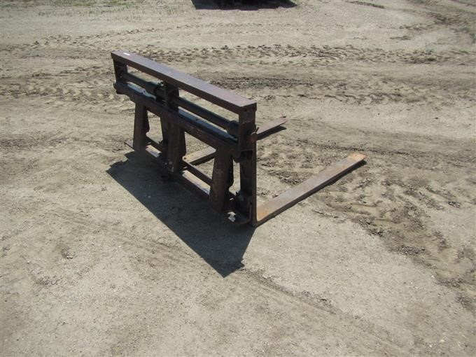 Pallet Forks W/Mustang Single Point Attachment BigIron Auctions