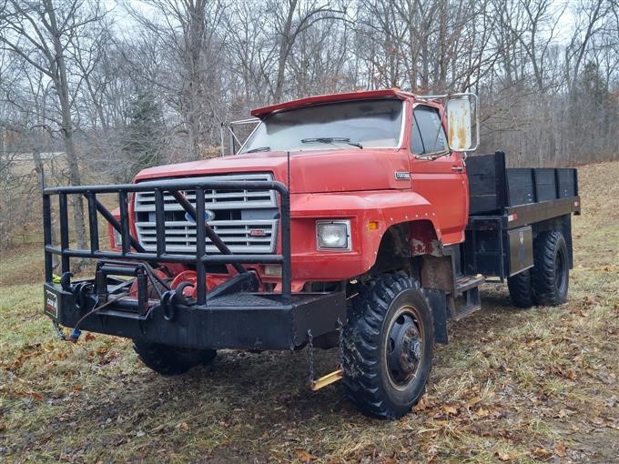 1985 Ford F700 4X4 Dump Truck BigIron Auctions.