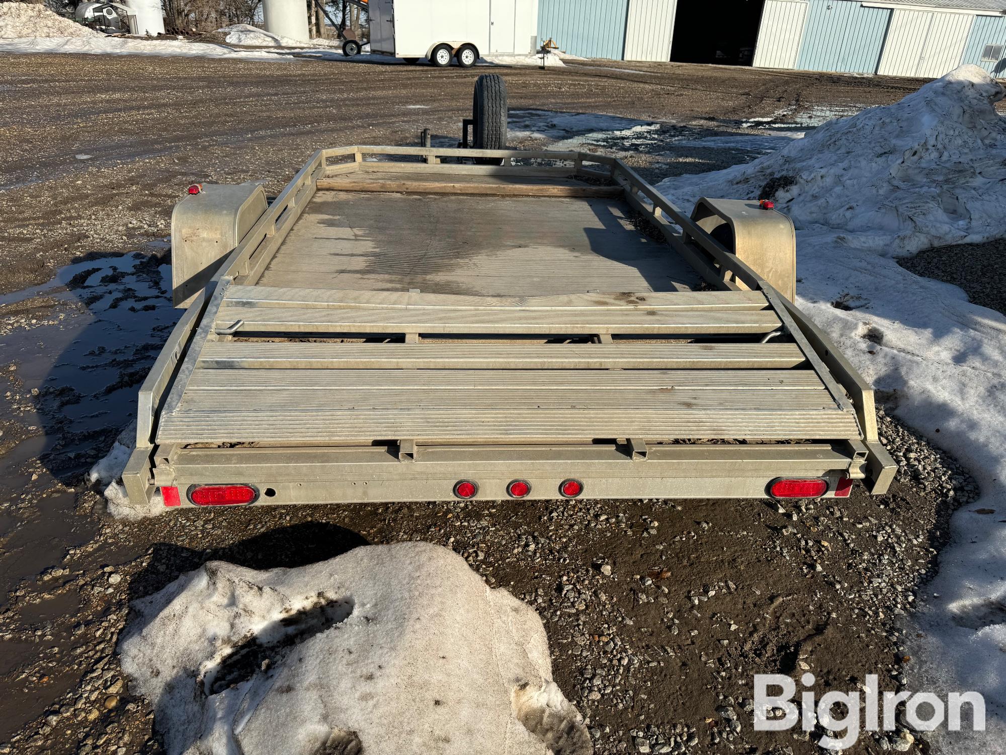 Aluma 12' Aluminum S/A Flatbed Trailer BigIron Auctions