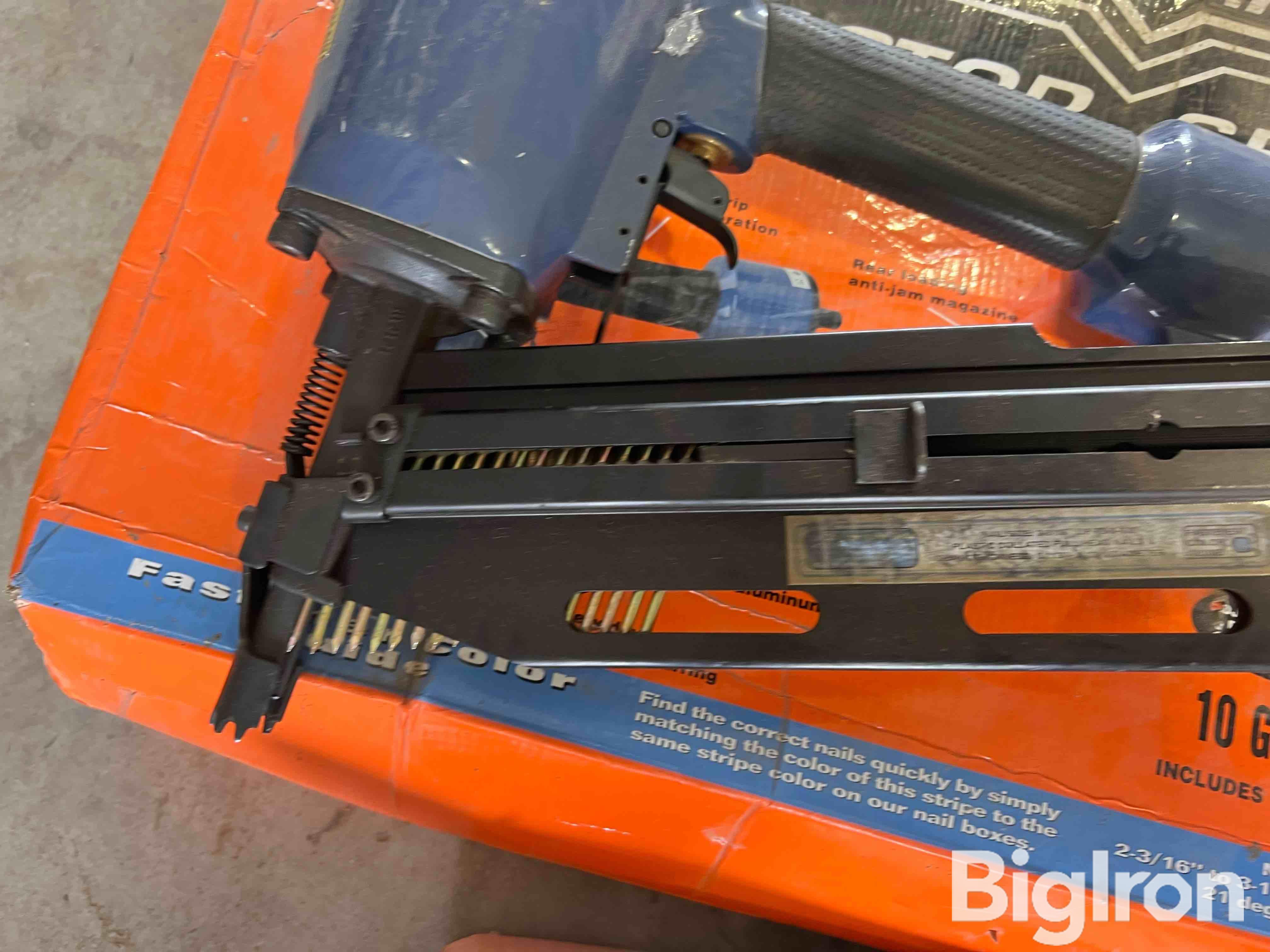 Central Pneumatic Contractor Series 21 Degree Framing Nailer BigIron ...