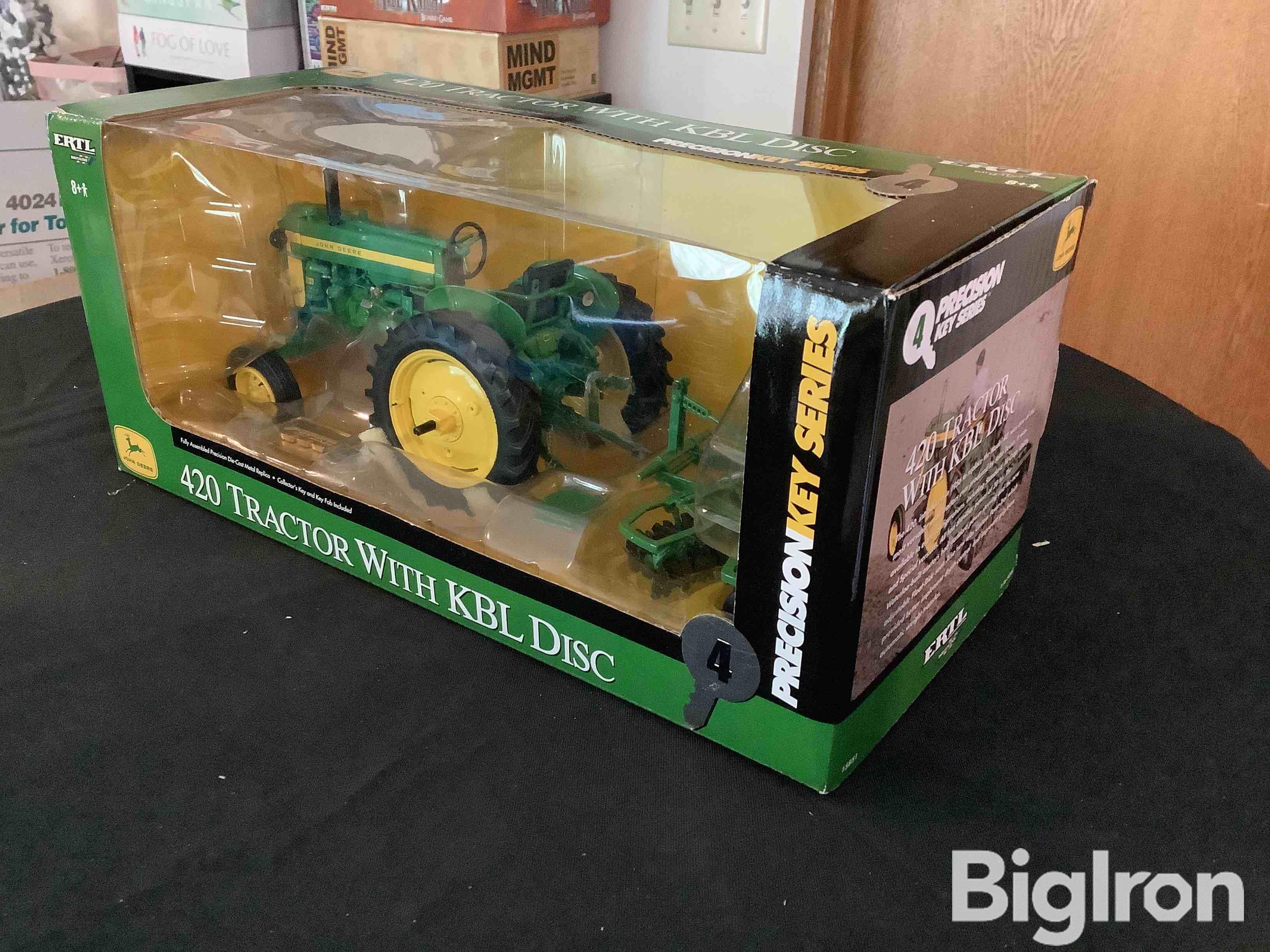 John Deere 420 Die Cast Tractor W/KBL Disk BigIron Auctions