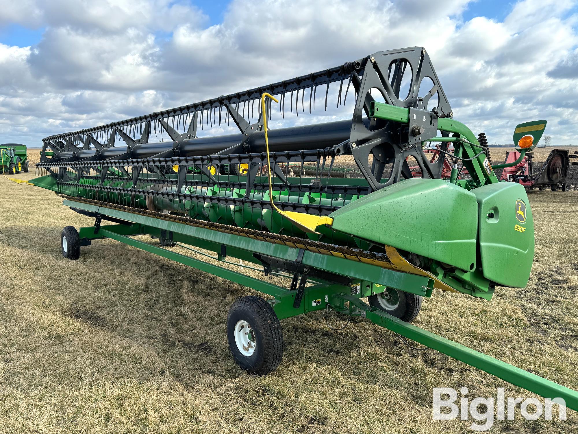 2008 John Deere 630F 30' Platform Header W/Trailer BigIron Auctions