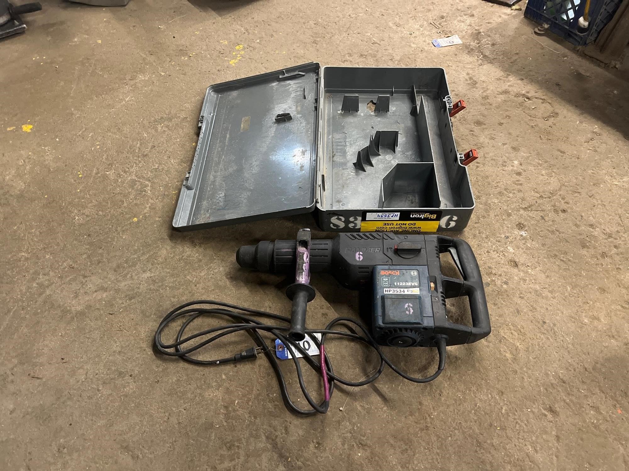 Bosch 11223EVS Rotary Hammer Drill BigIron Auctions