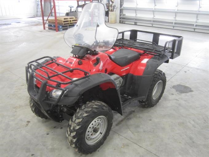 2005 Honda Trx400fa Atv Bigiron Auctions