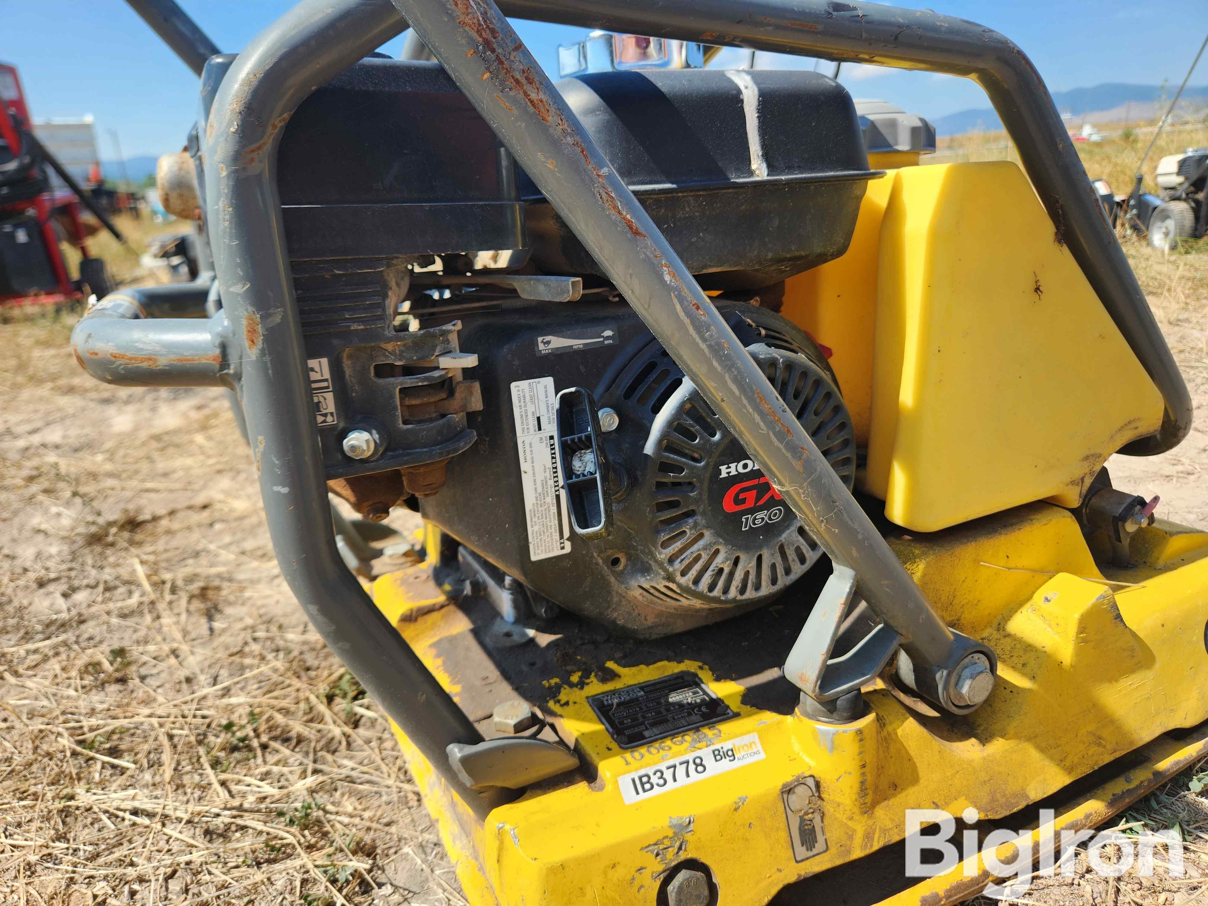 2010 Wacker WP1550 Vibratory Plate Compactor BigIron Auctions