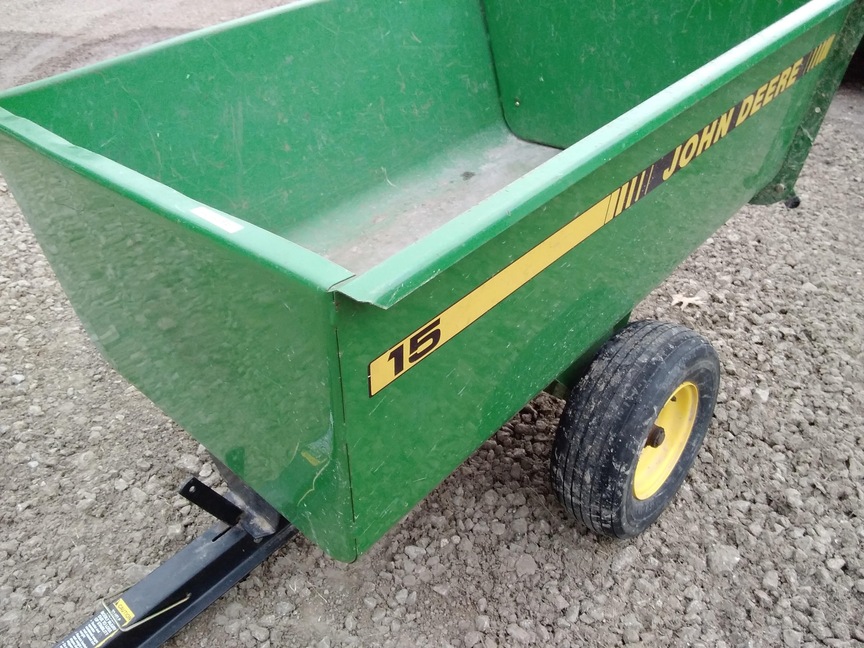 John Deere 15 Lawn Dump Cart BigIron Auctions