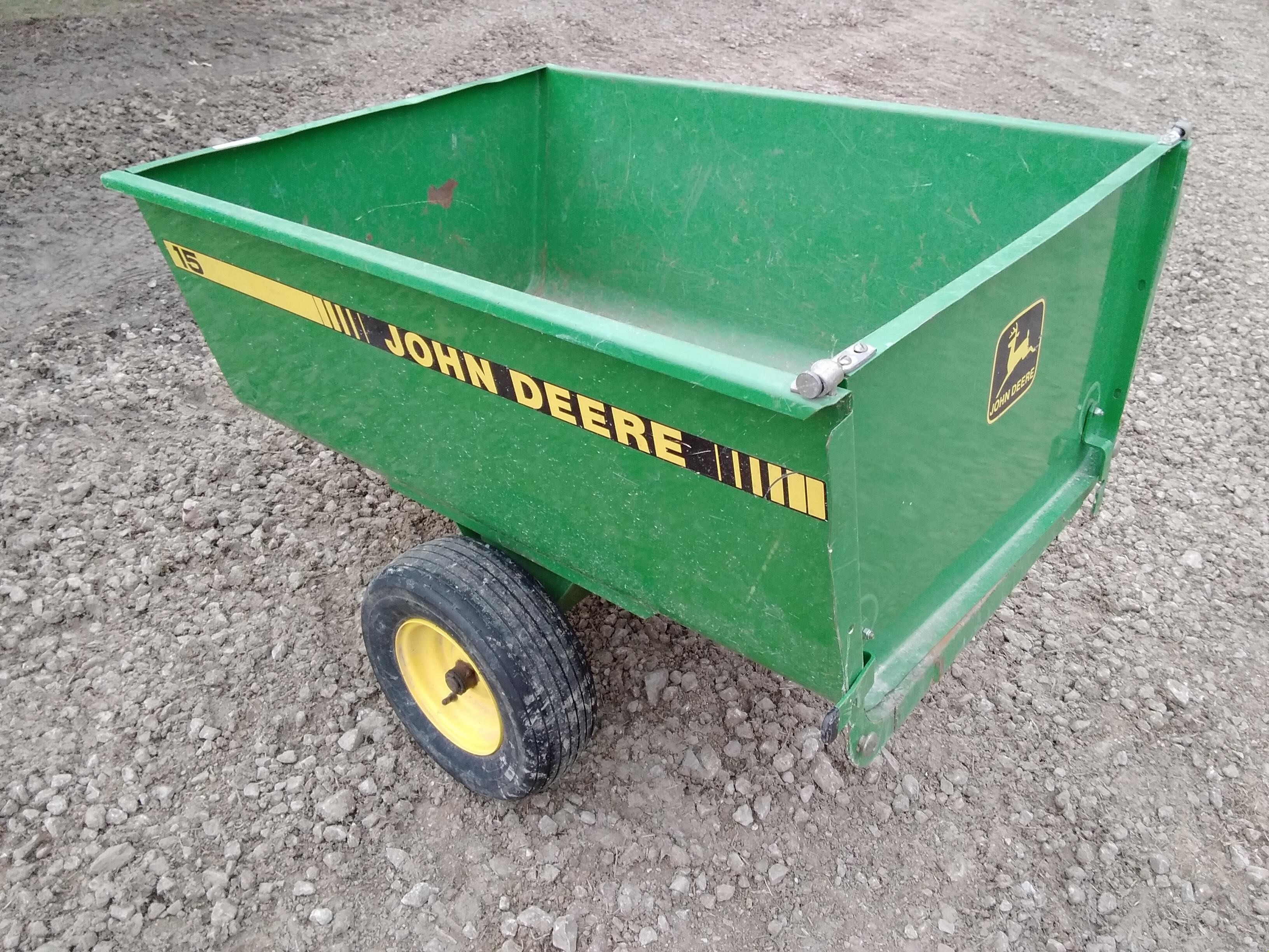 John Deere 15 Lawn Dump Cart BigIron Auctions