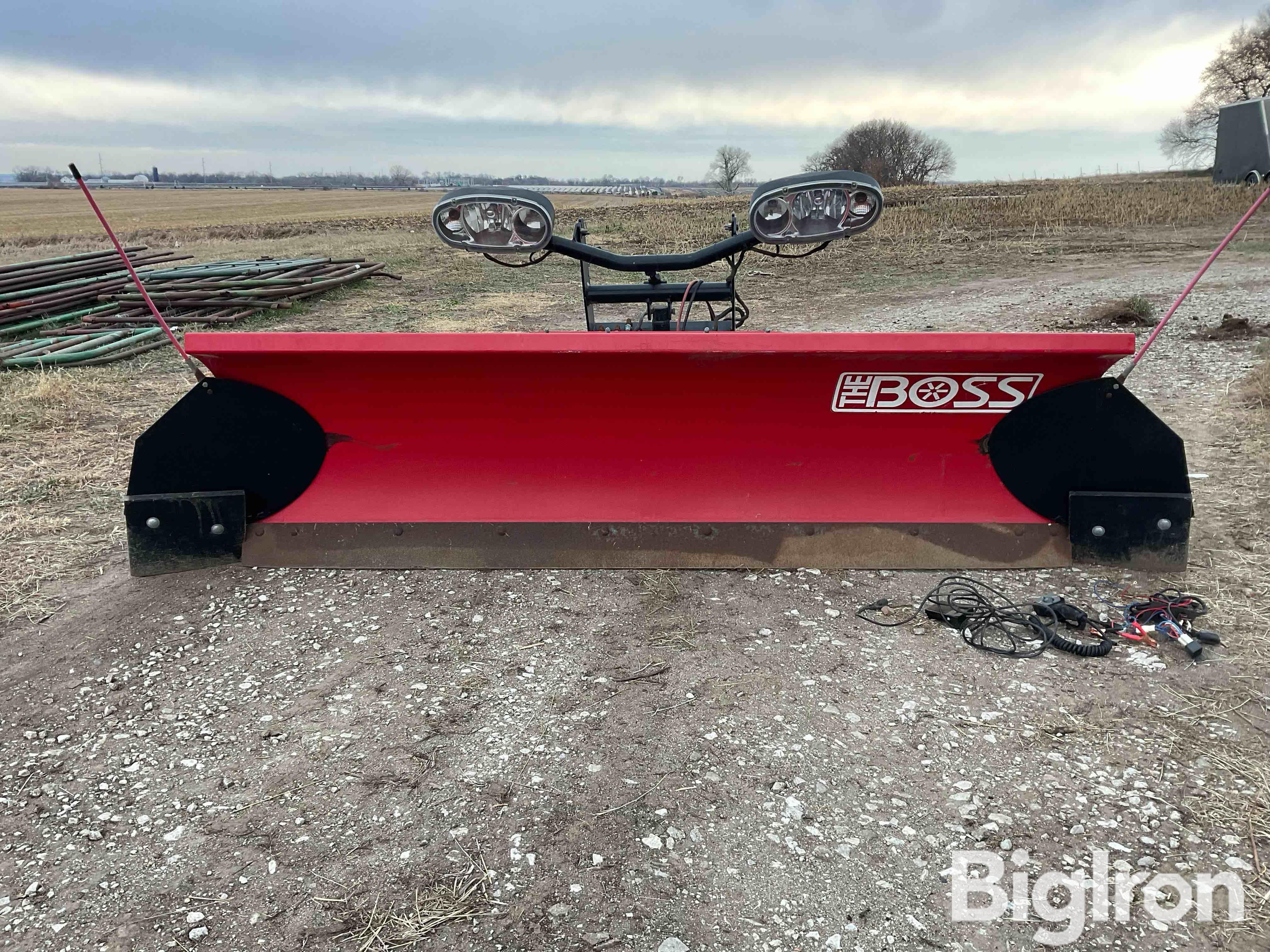 Boss 8’ Super Duty Pickup Snow Blade BigIron Auctions