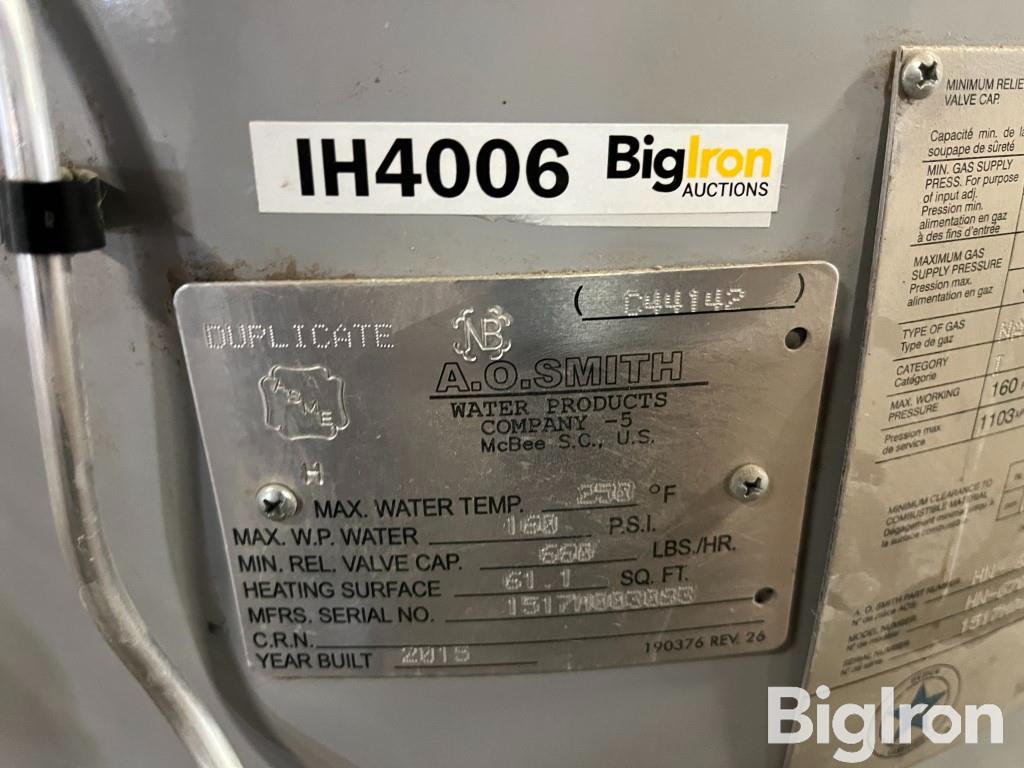 AO Smith HW-670 9310045000 Burkay 543000 BTU Output