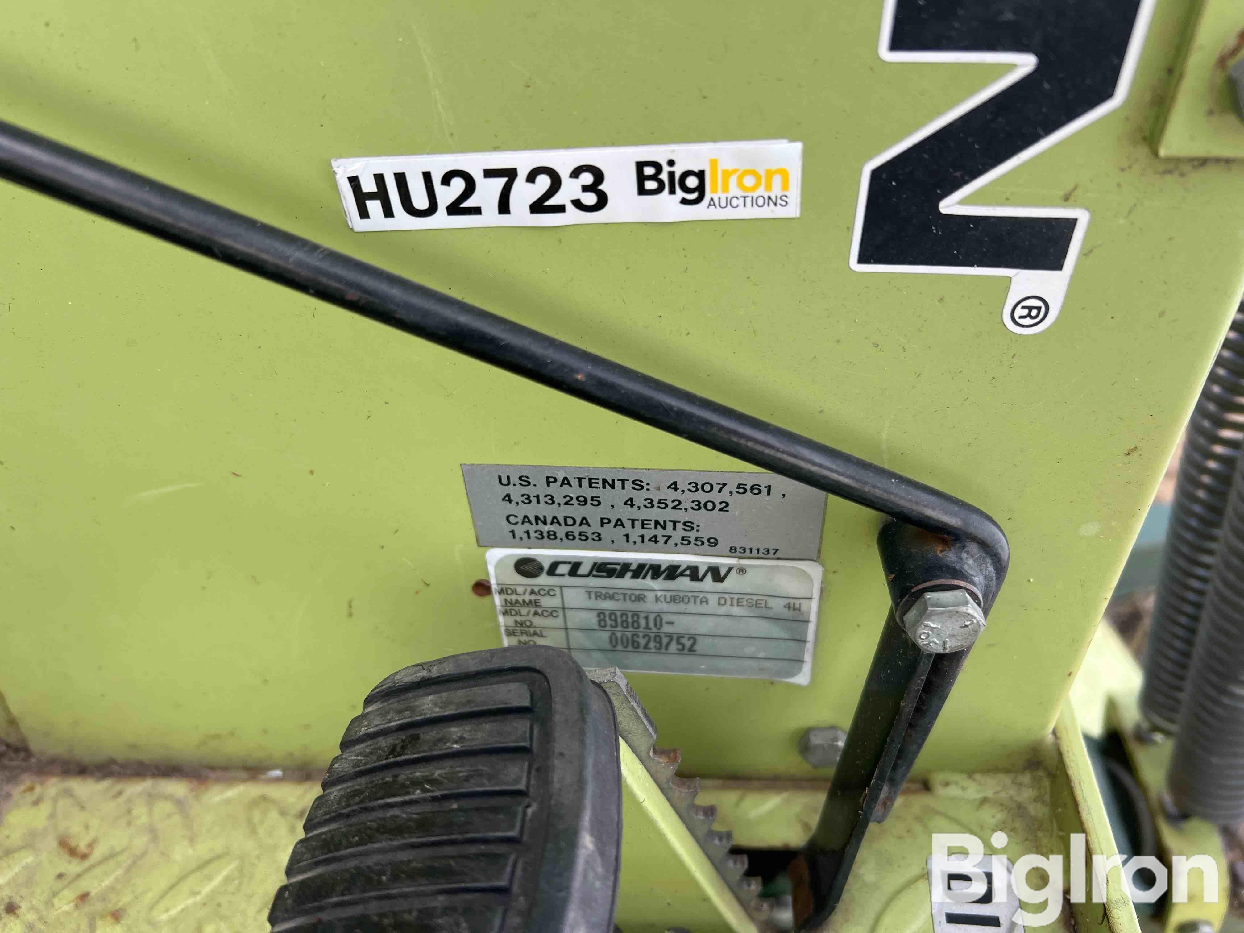 Cushman 898810. Front Line Zero Turn Mower BigIron Auctions