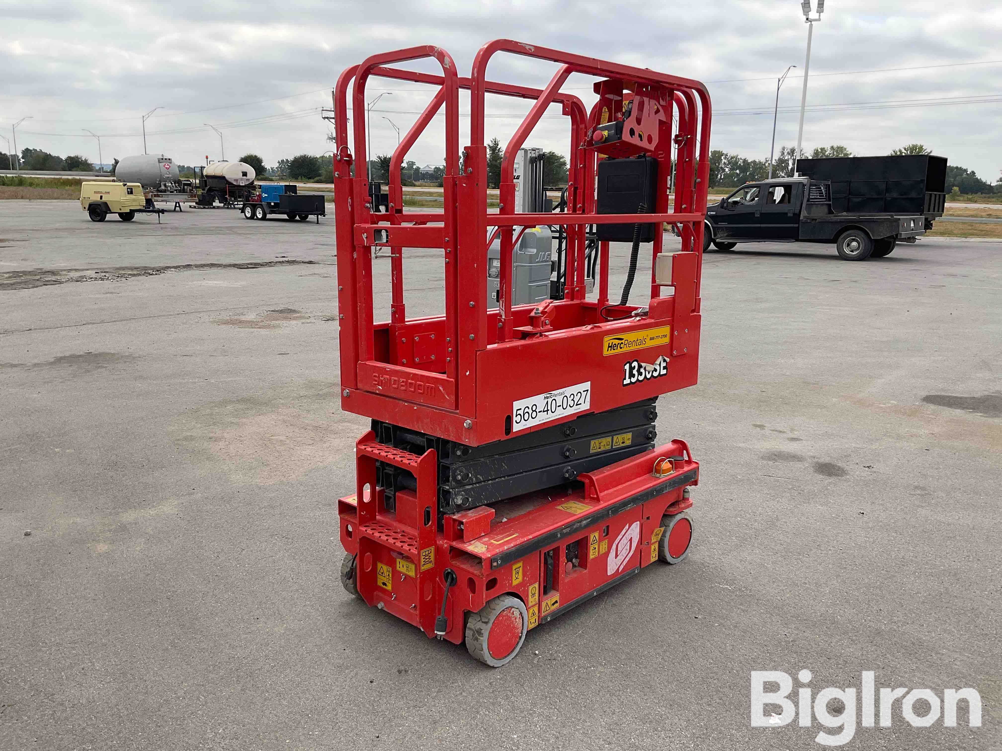 2021 Sinoboom 1330SE Electric Self-Propelled Scissor Lift BigIron Auctions