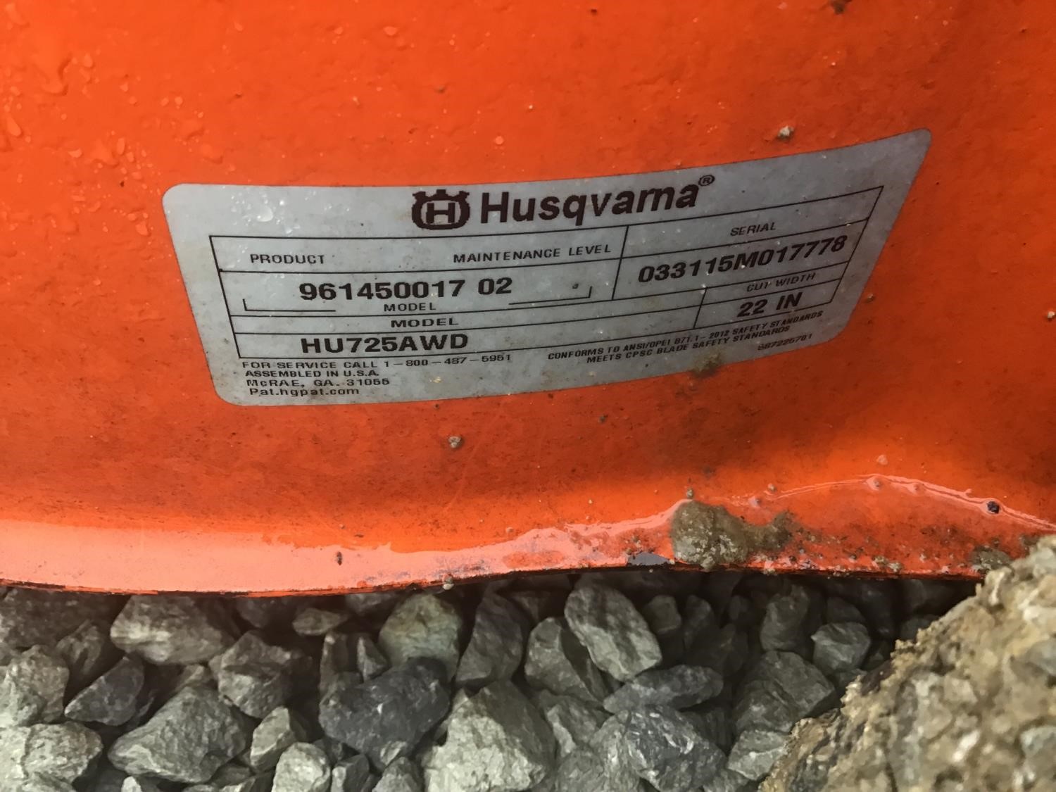 Husqvarna hu725awd online blade