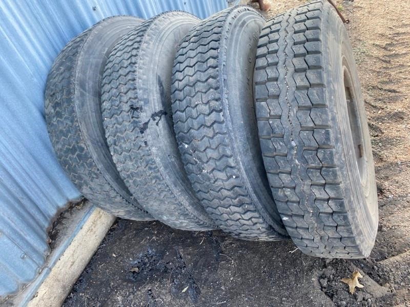 10.00R20 14-Ply Recap Truck Tires BigIron Auctions