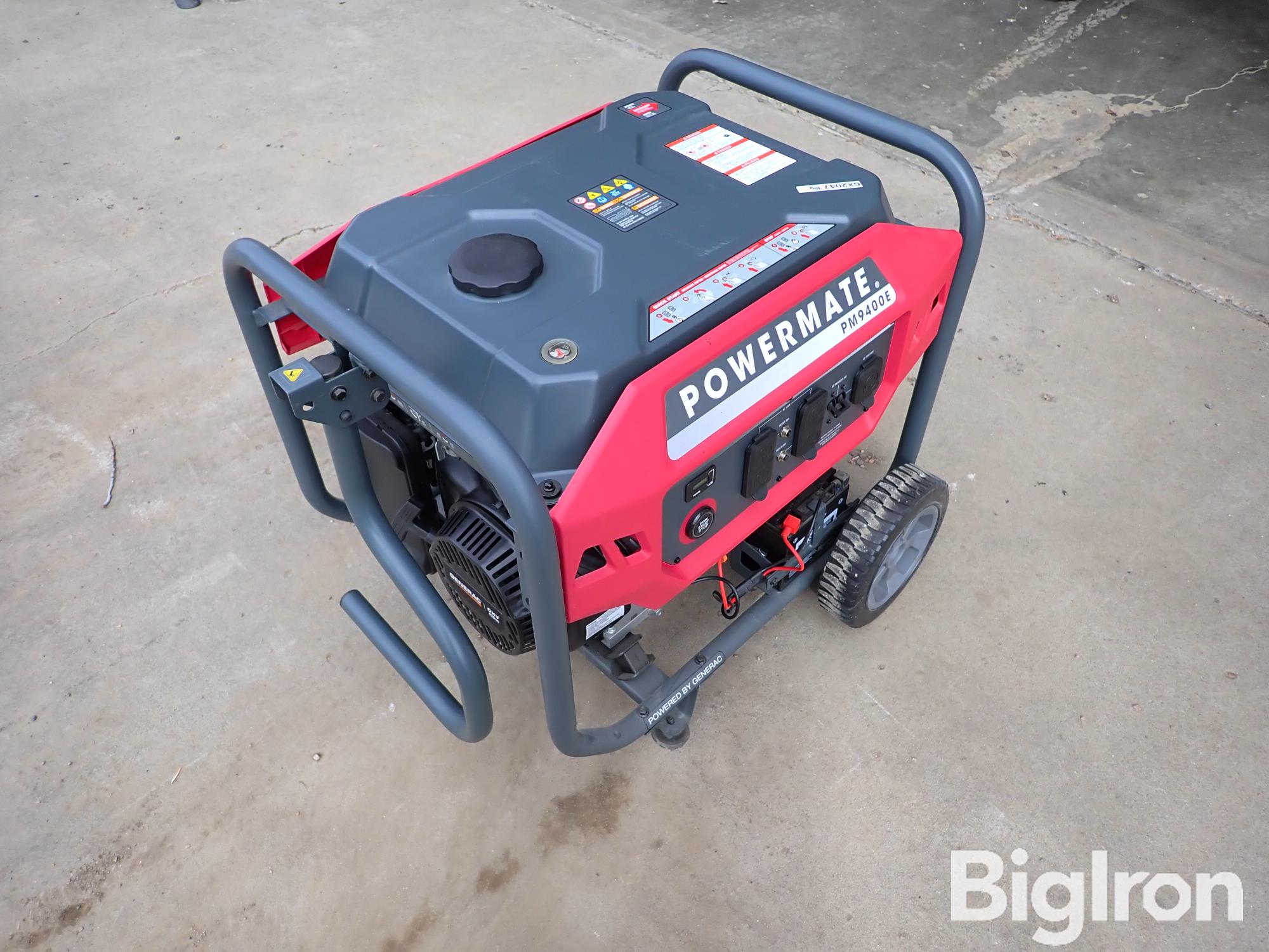 Powermate PM9400E Portable Generator BigIron Auctions