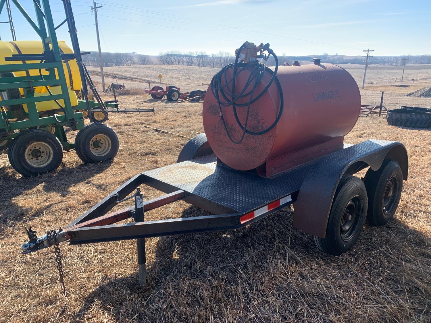 Shop Built 300 Gallon Fuel Tank Trailer BigIron Auctions