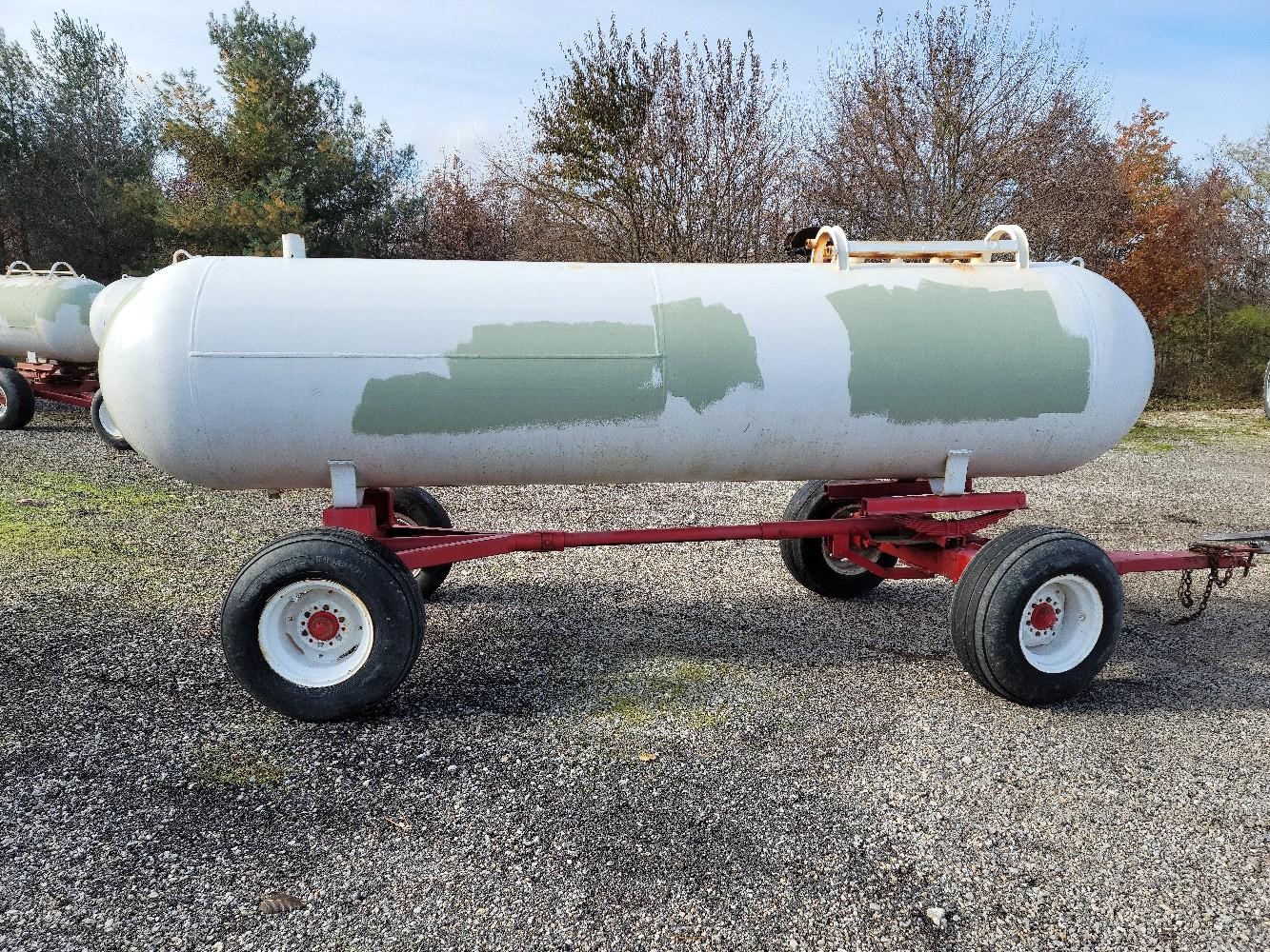 1000 Gallon Ammonia Tank W/cart BigIron Auctions