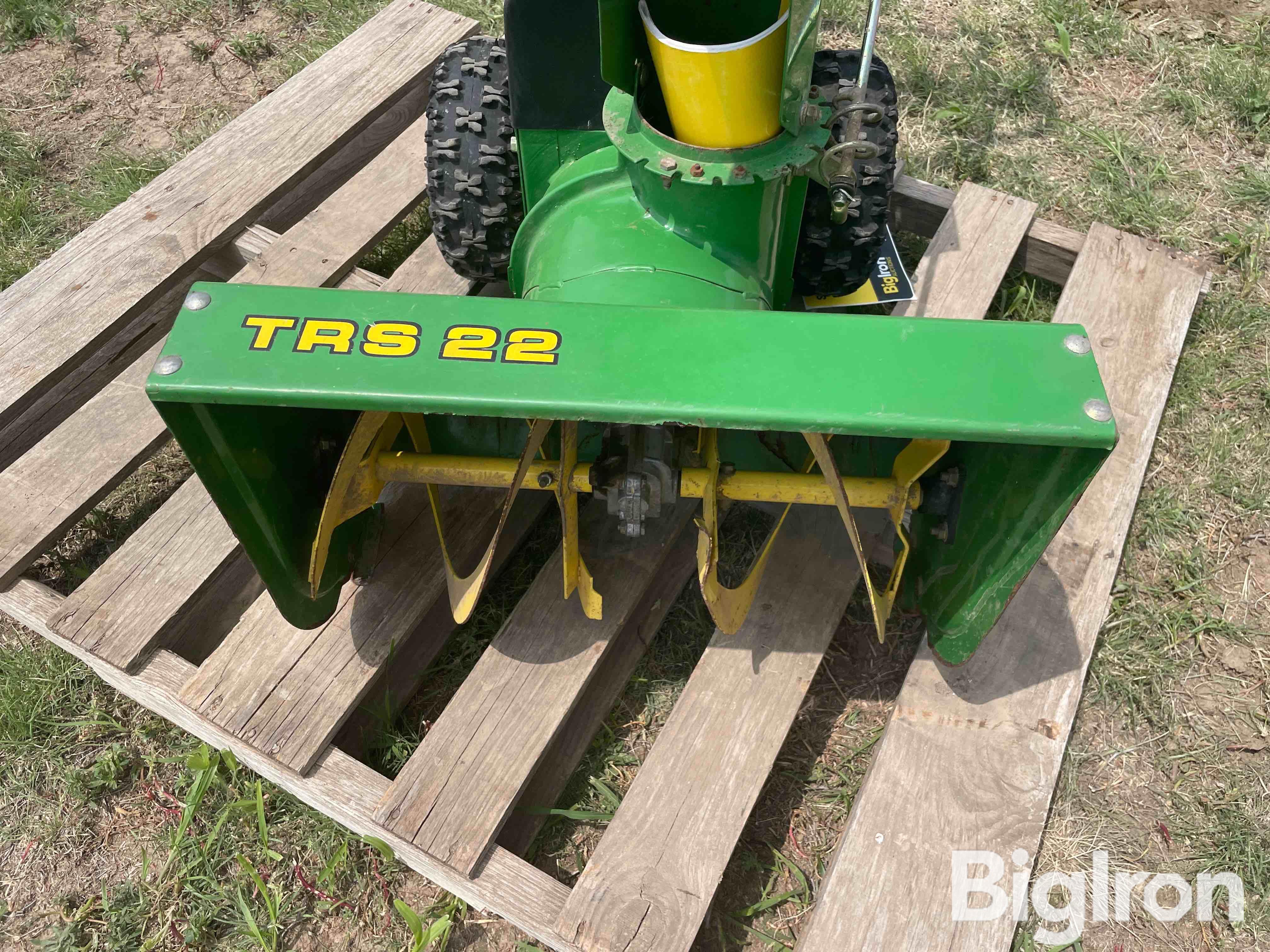 John Deere Trs 22 Snow Blower Bigiron Auctions 0115