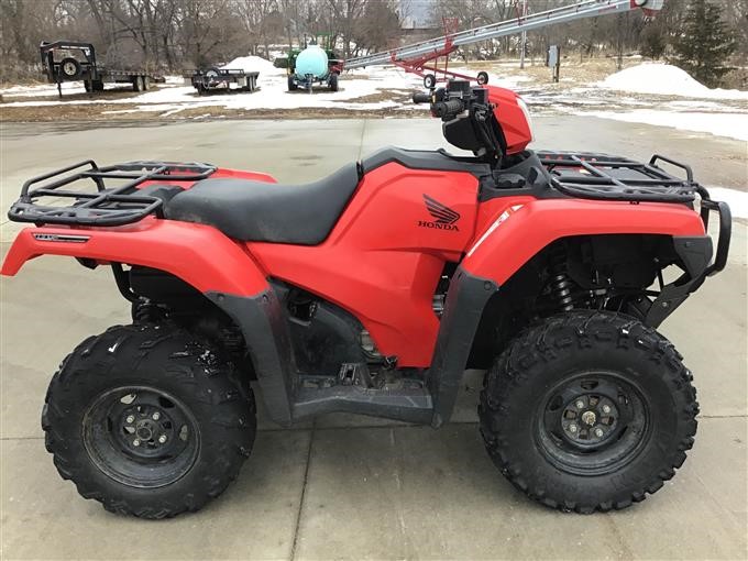 2018 Honda Foreman 500 Rubicon 4x4 ATV BigIron Auctions