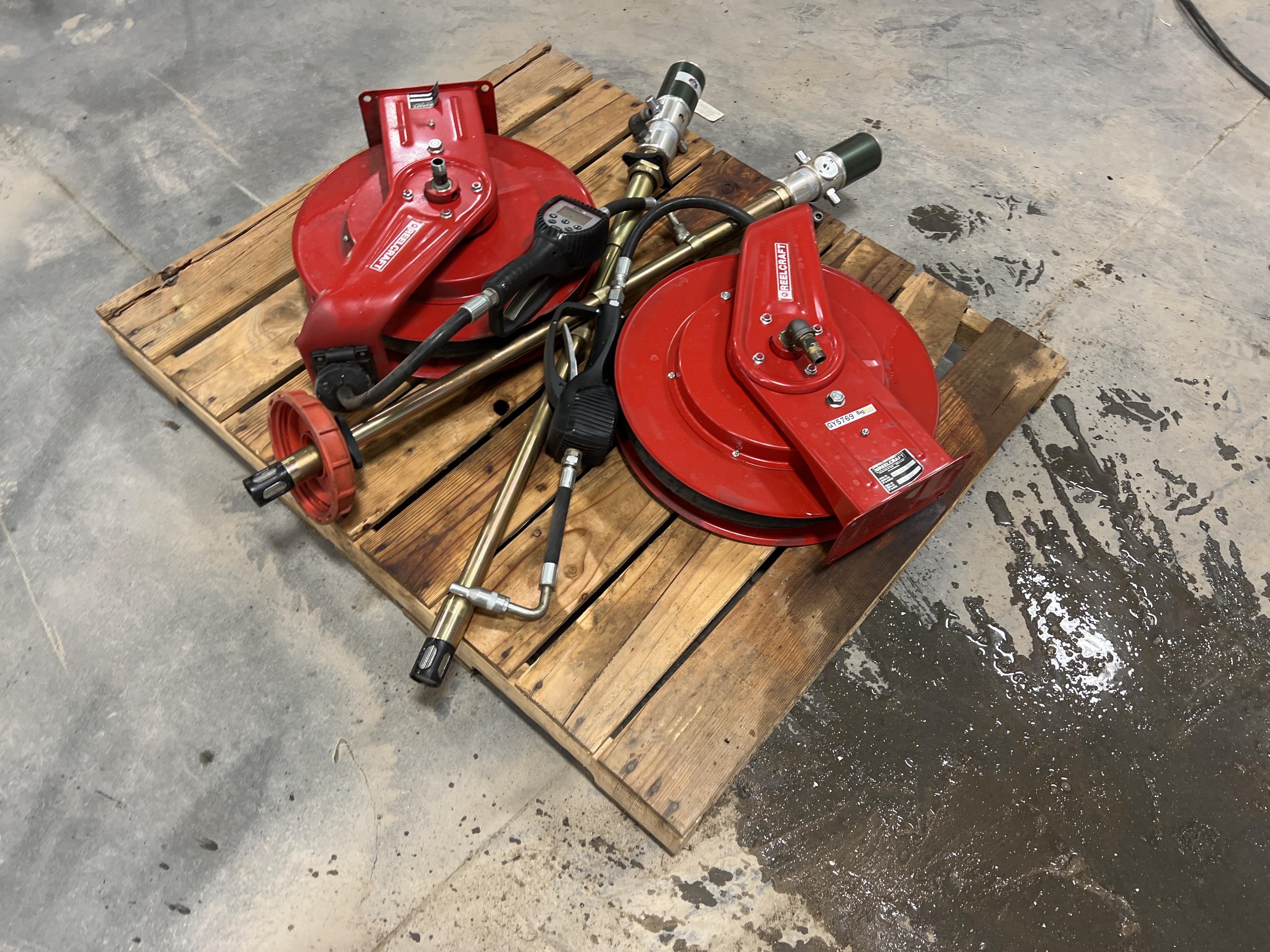 Reel Craft 7850 Bulk Oil Transfer Pump & Hose Reel BigIron Auctions