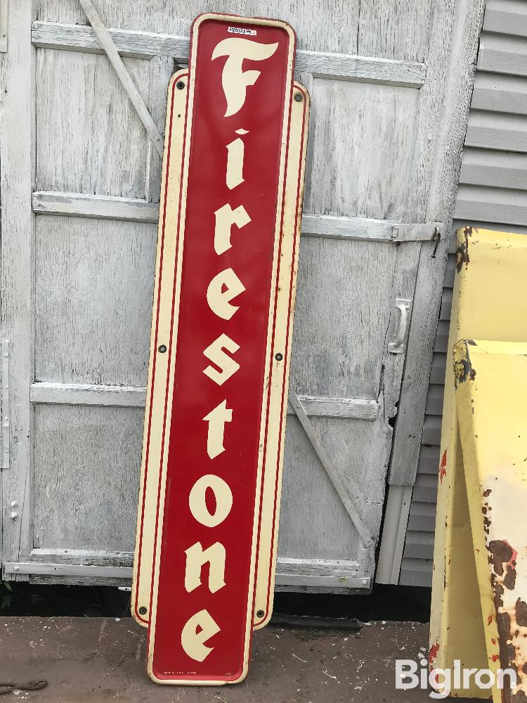 Firestone Antique Sign BigIron Auctions