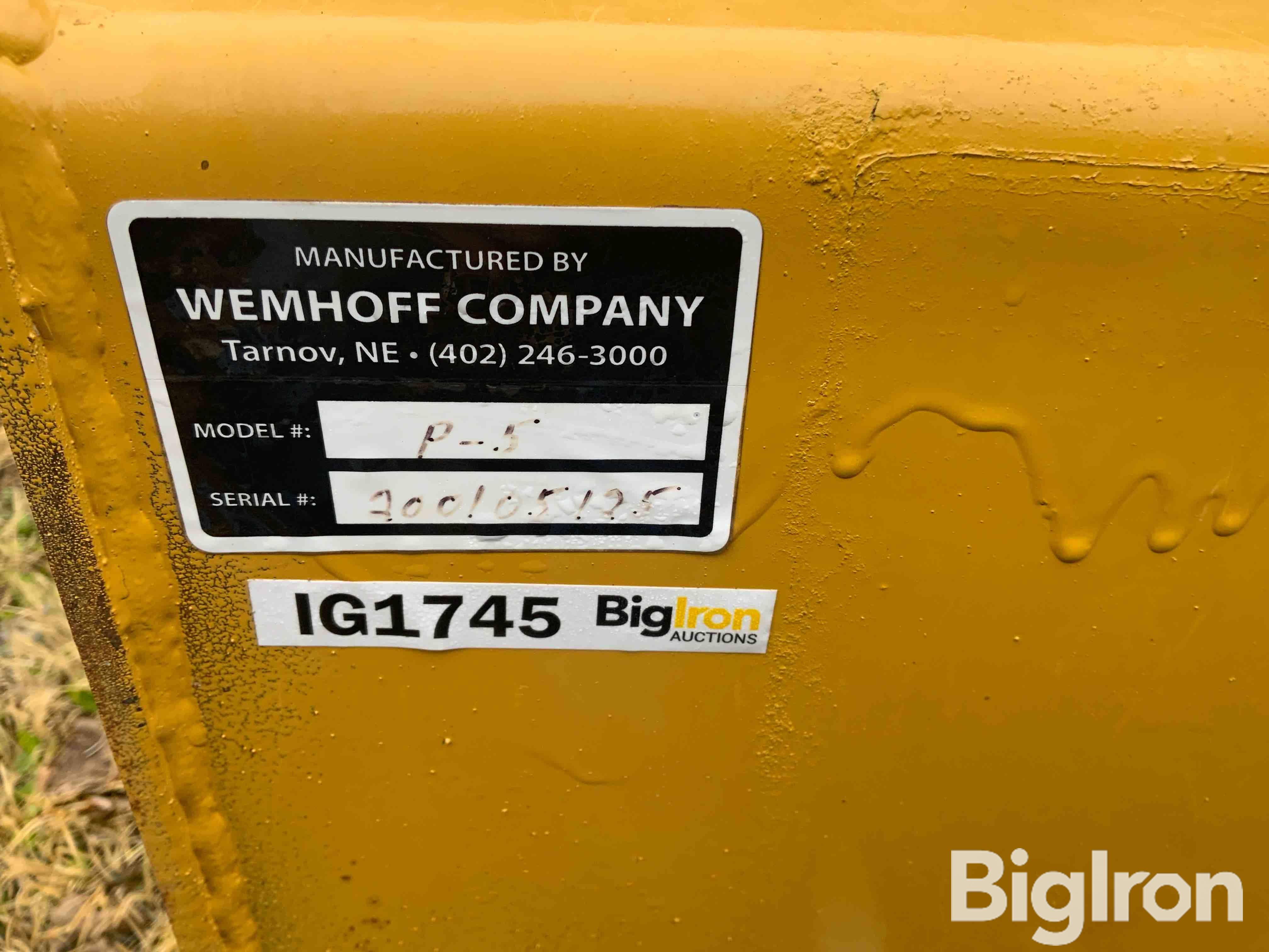 Wemco P-5 5’ Box Blade BigIron Auctions