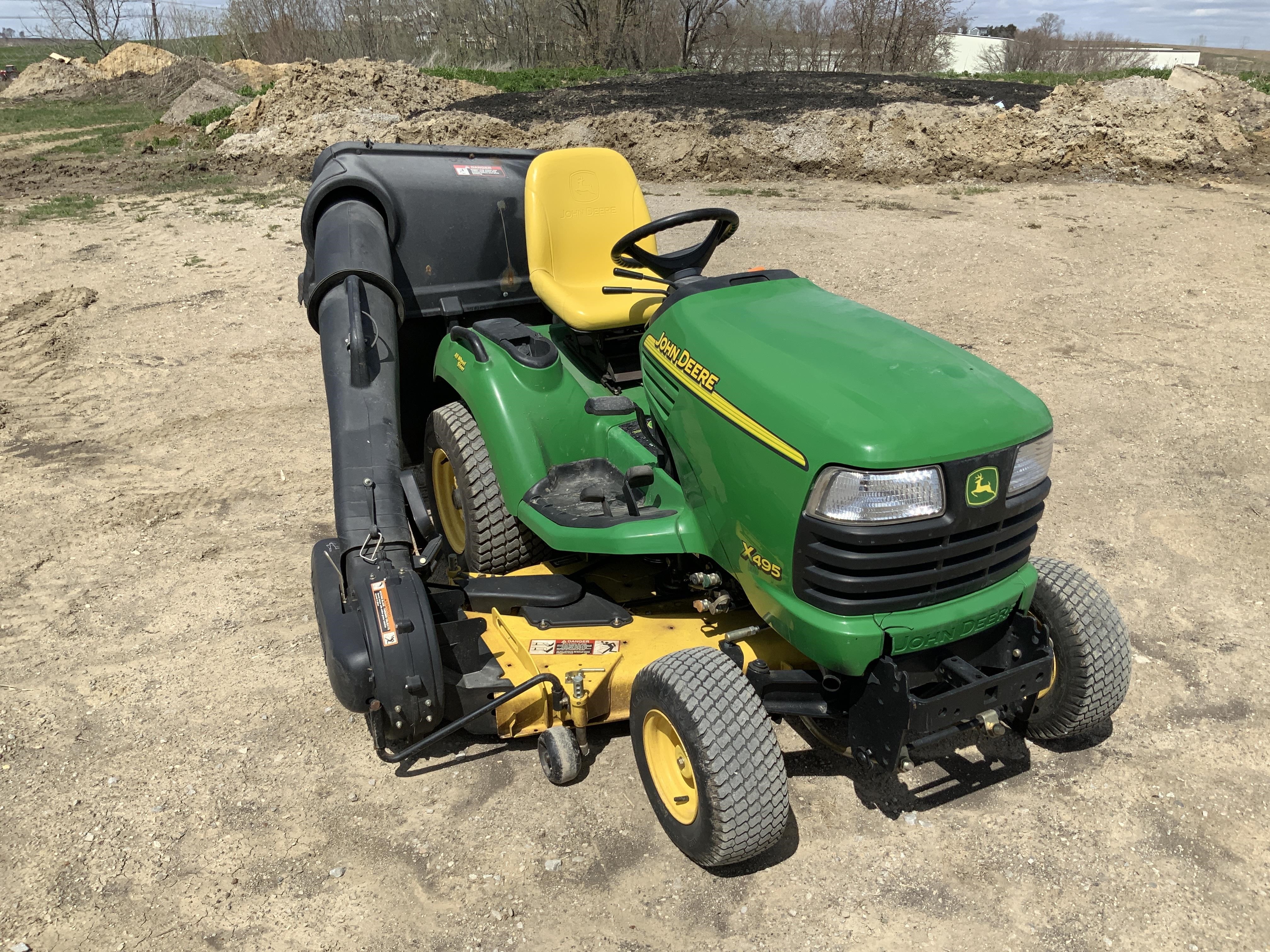 2005 John Deere X495 Diesel All Wheel Steer Mower BigIron Auctions