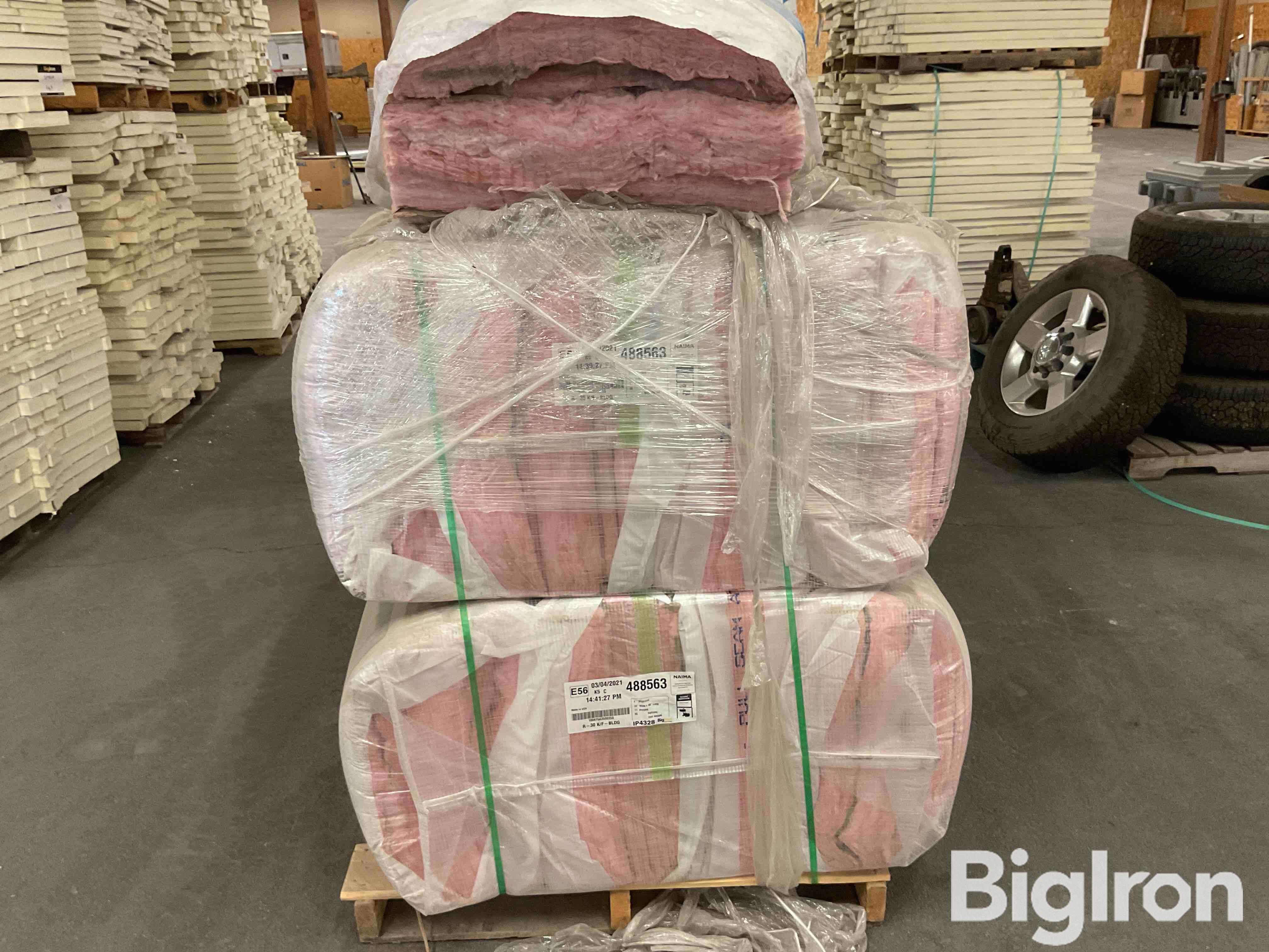 Owens Corning R-30 Pink Eco-Touch Faced Insulation BigIron Auctions