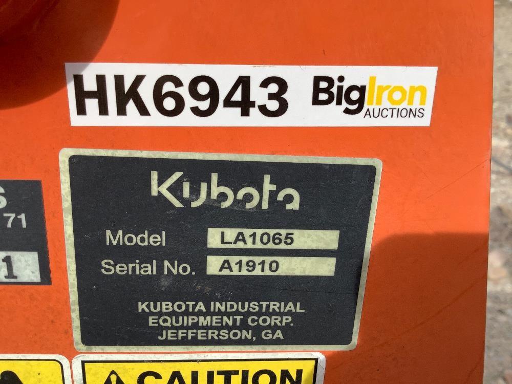 Kubota LA1065 Front Loader For Kubota Tractor BigIron Auctions