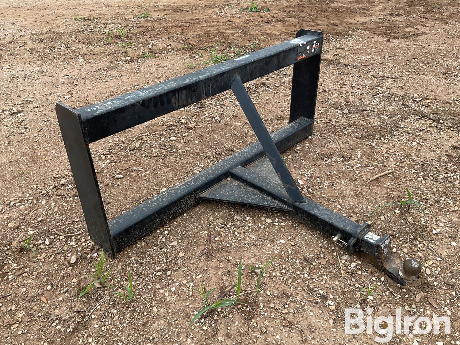 Receiver Hitch Skid Steer Attachment BigIron Auctions