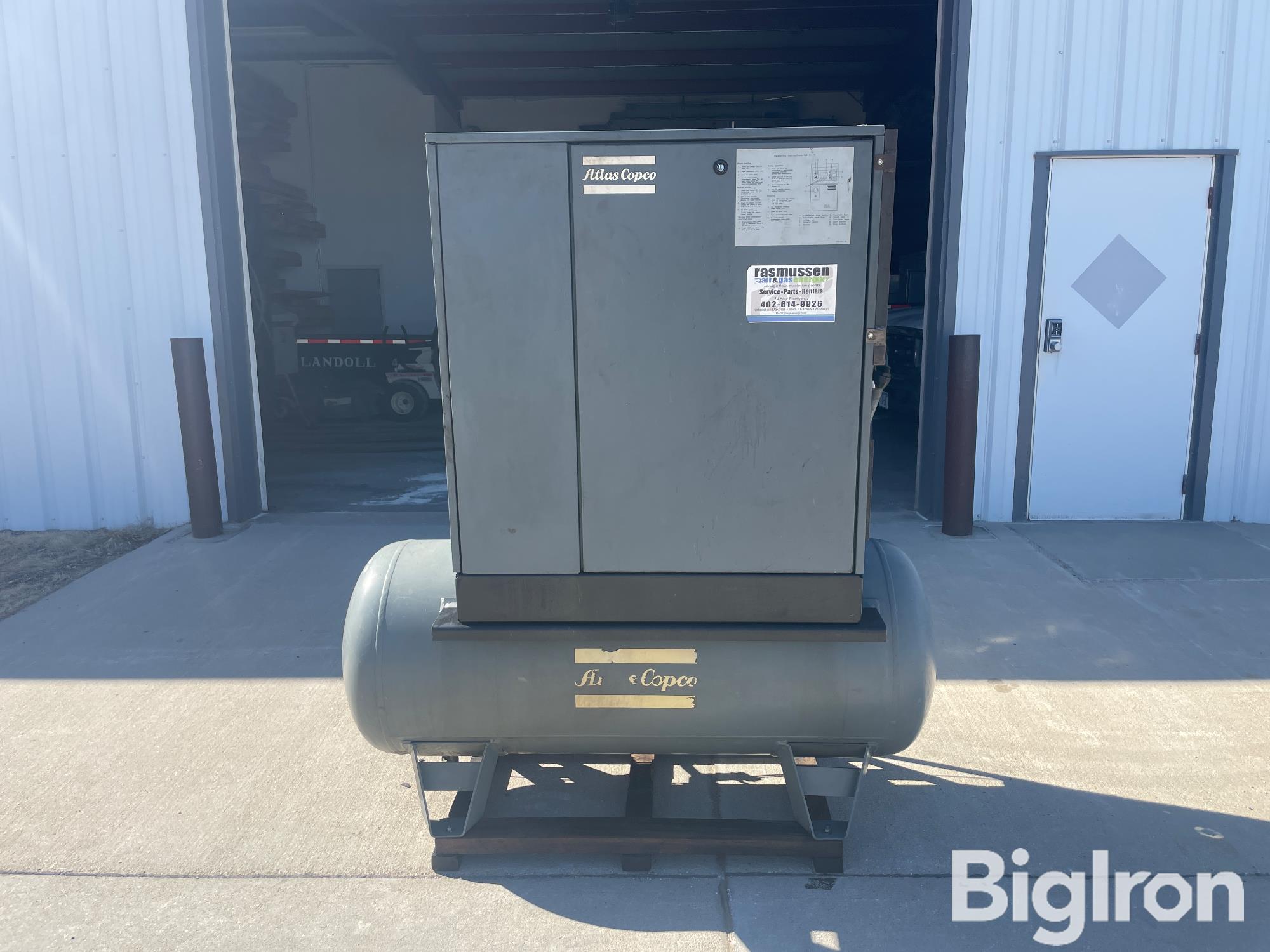 1999 Atlas Ga18ff Electric Industrial Air Compressor Bigiron Auctions