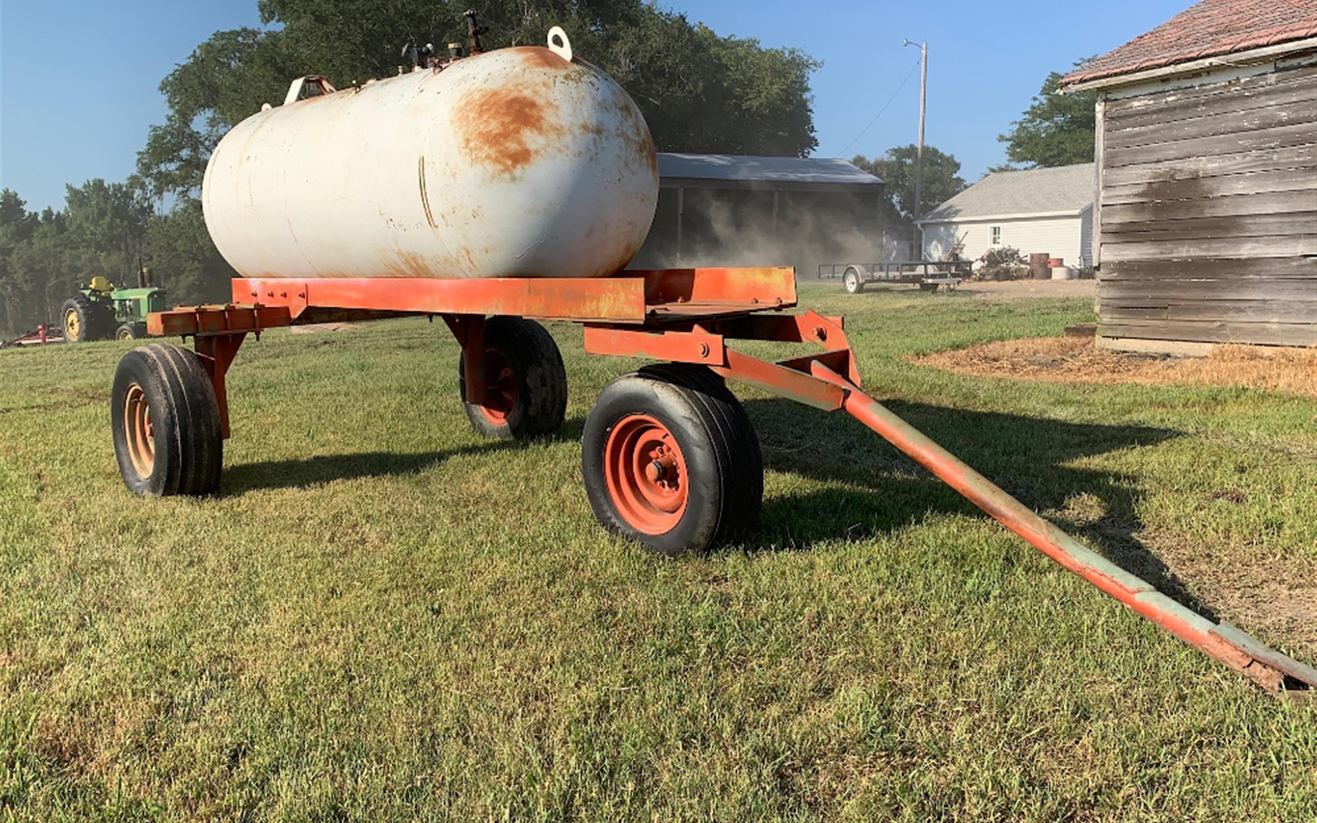 300-Gallon Propane Tank On Trailer BigIron Auctions