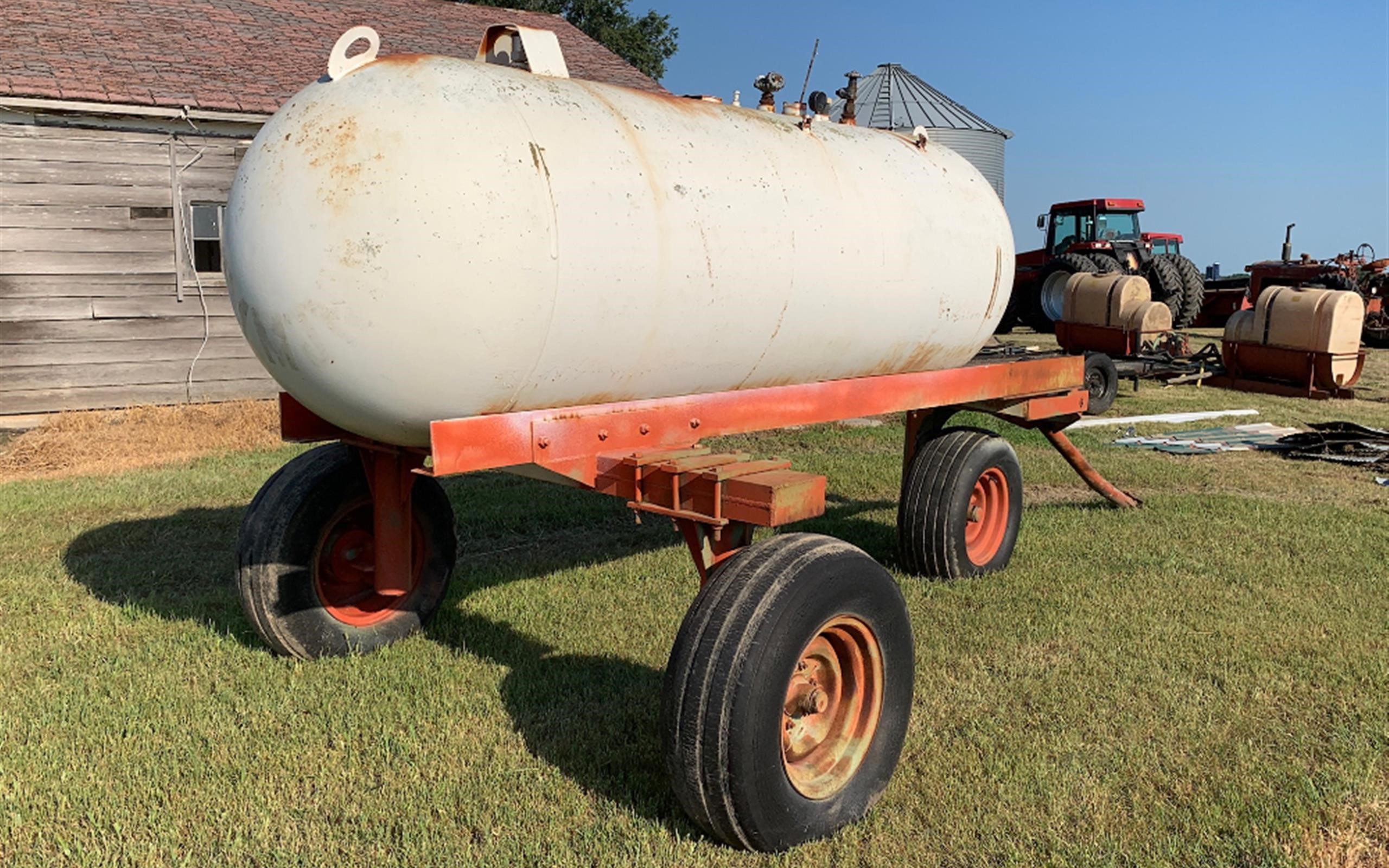 300-Gallon Propane Tank On Trailer BigIron Auctions