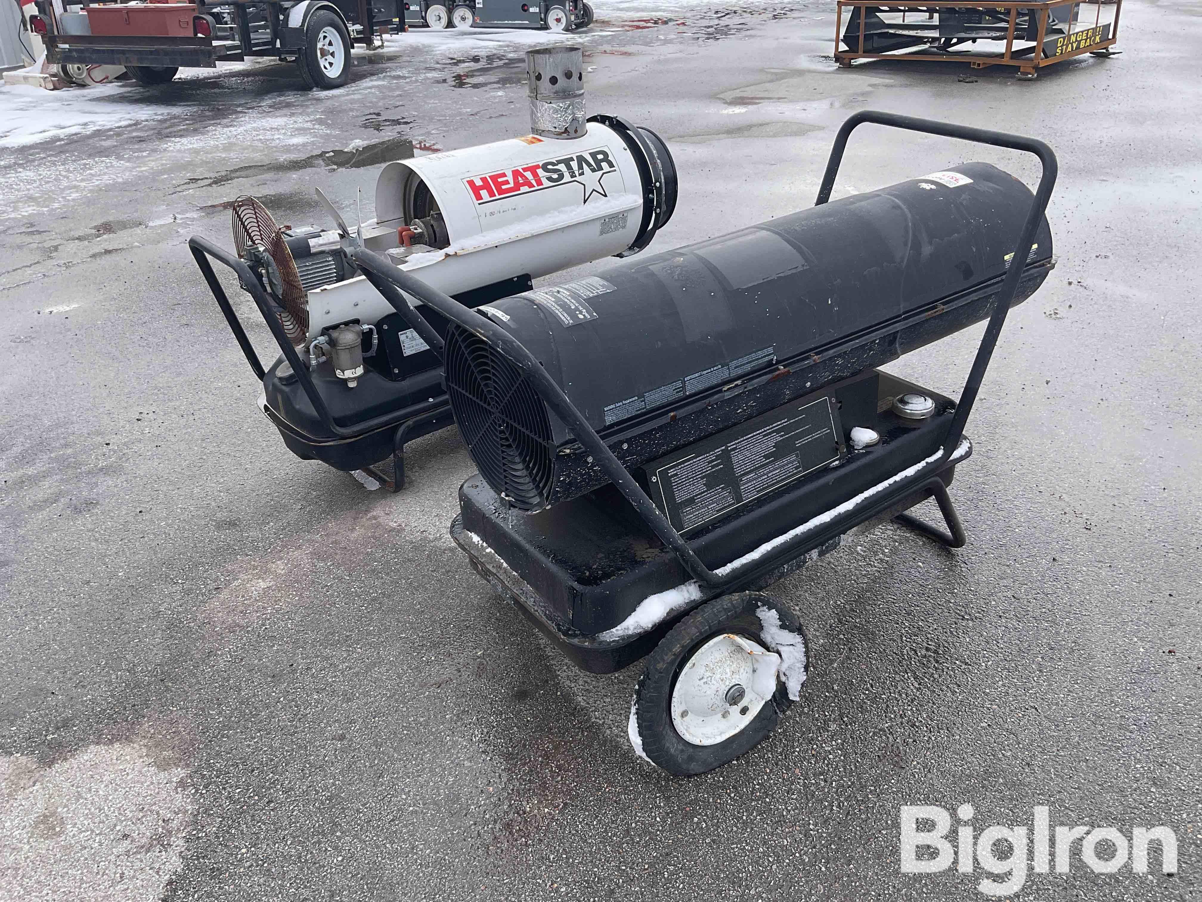 Portable Kerosene Forced Air Heaters Bigiron Auctions