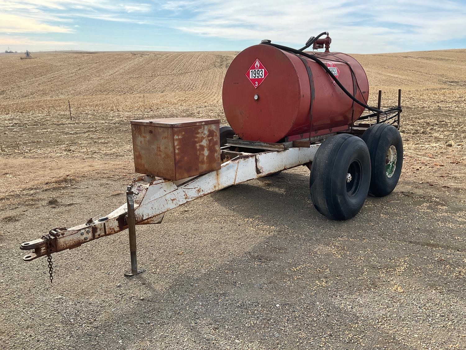 Shop Built Fuel Transfer Trailer BigIron Auctions