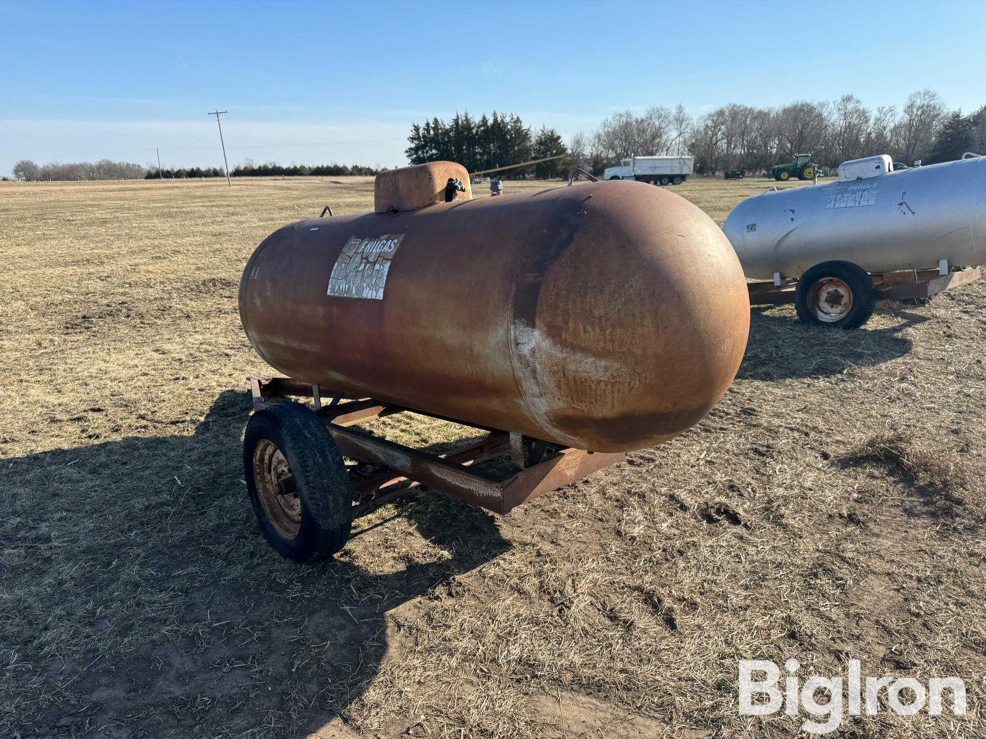 500-Gallon Portable Propane Tank BigIron Auctions