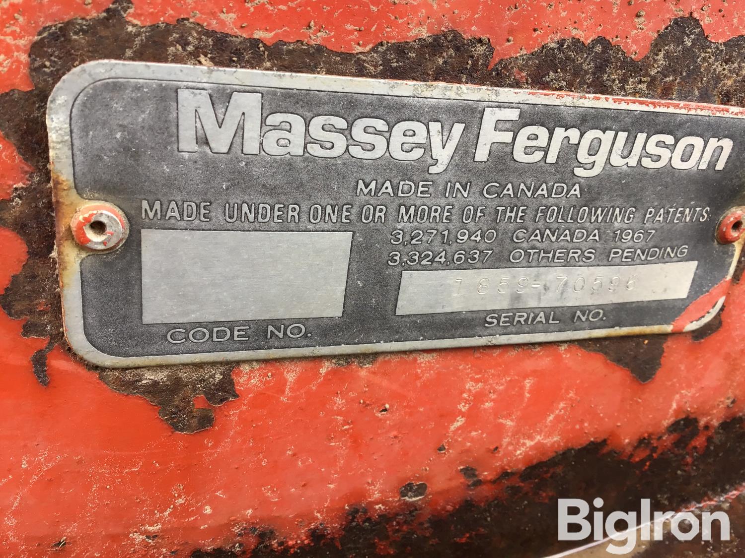 Massey Ferguson 1859 Header BigIron Auctions