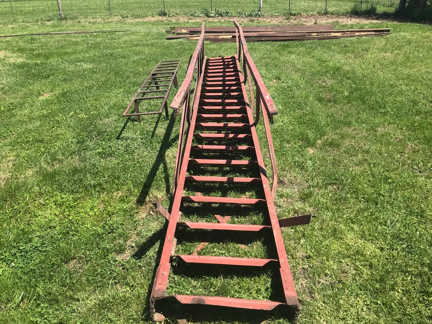 Shop Built Metal Staircase & Ladder BigIron Auctions