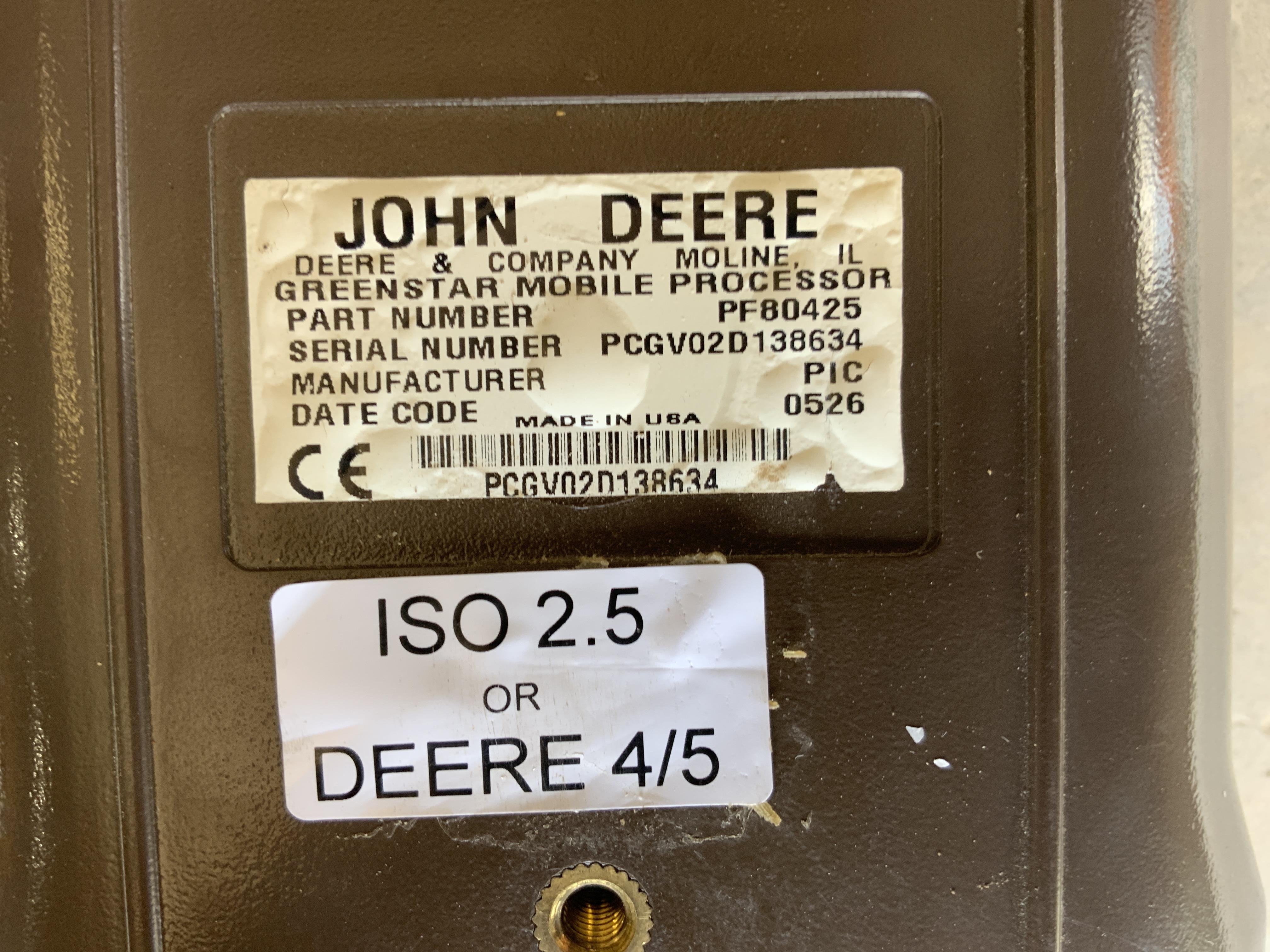 John Deere Greenstar Mobile Processor PF 80425 Brown Box BigIron Auctions