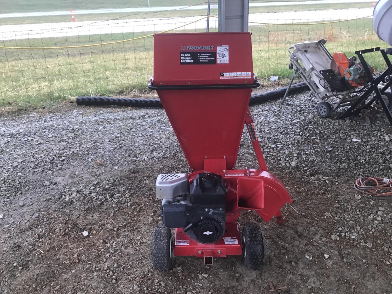 Troy-Bilt CS 4265 Chipper Shredder BigIron Auctions