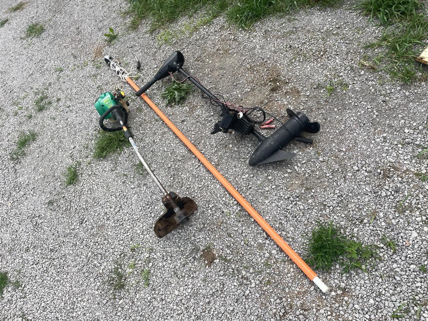 Weed Trimmer & Boat Troll Motor BigIron Auctions