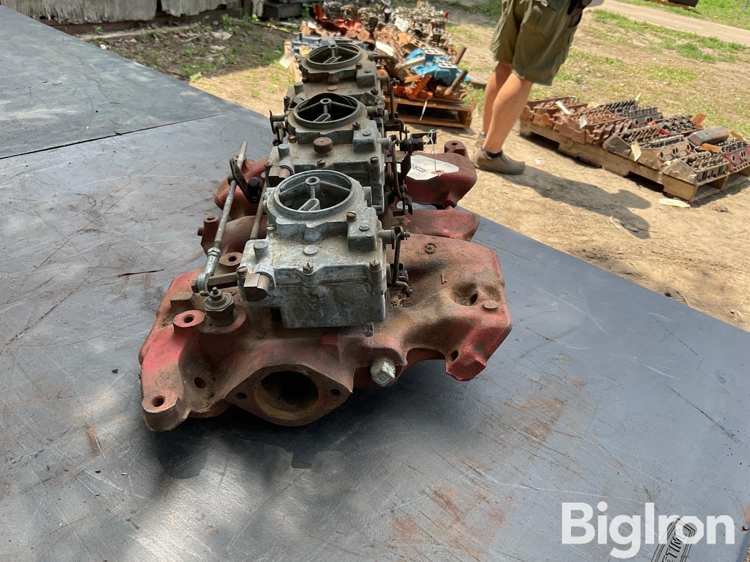 Pontiac Tri Power Manifold Intake Carburetors Bigiron Auctions