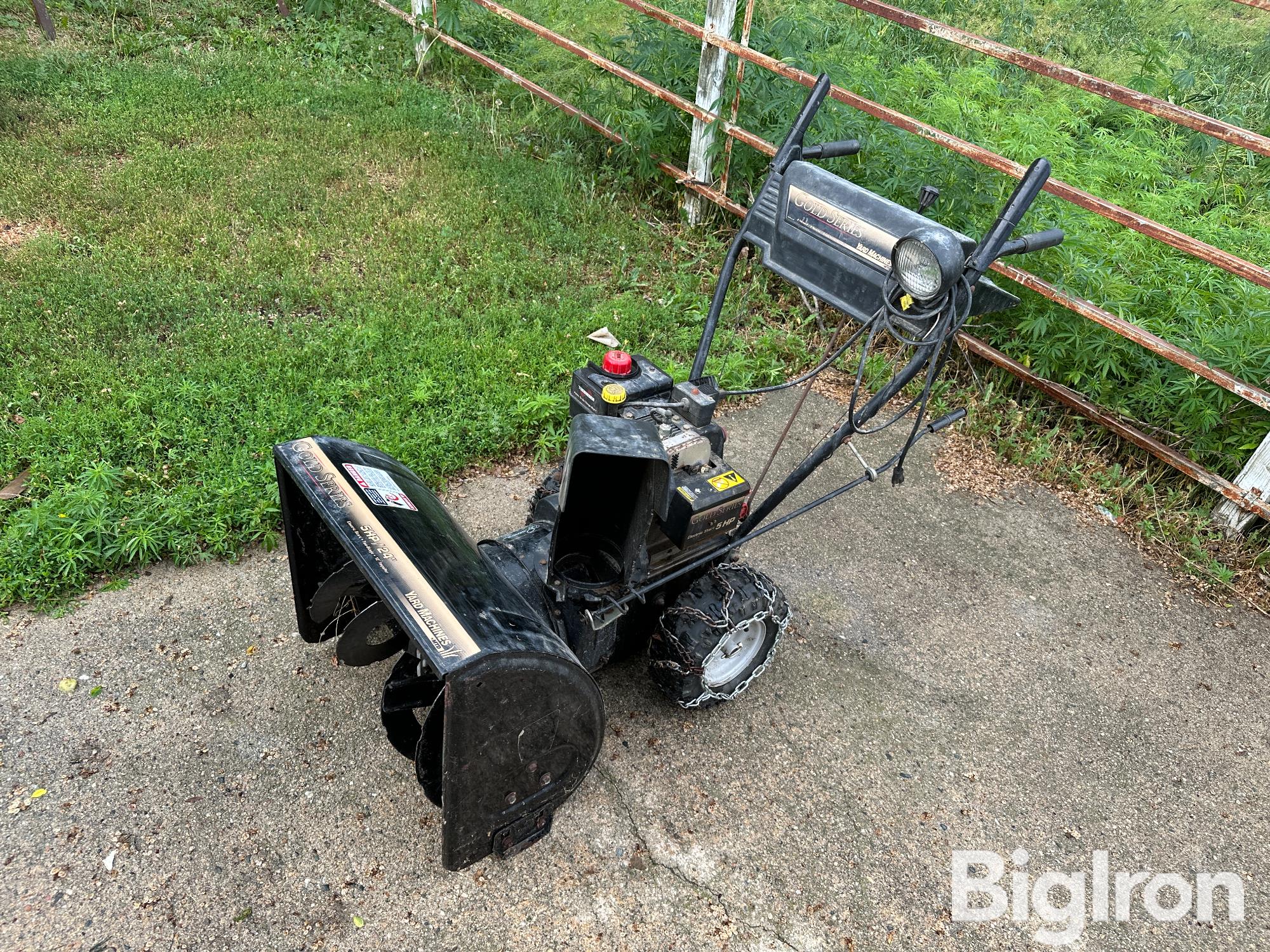 Gold yard machine snowblower new arrivals