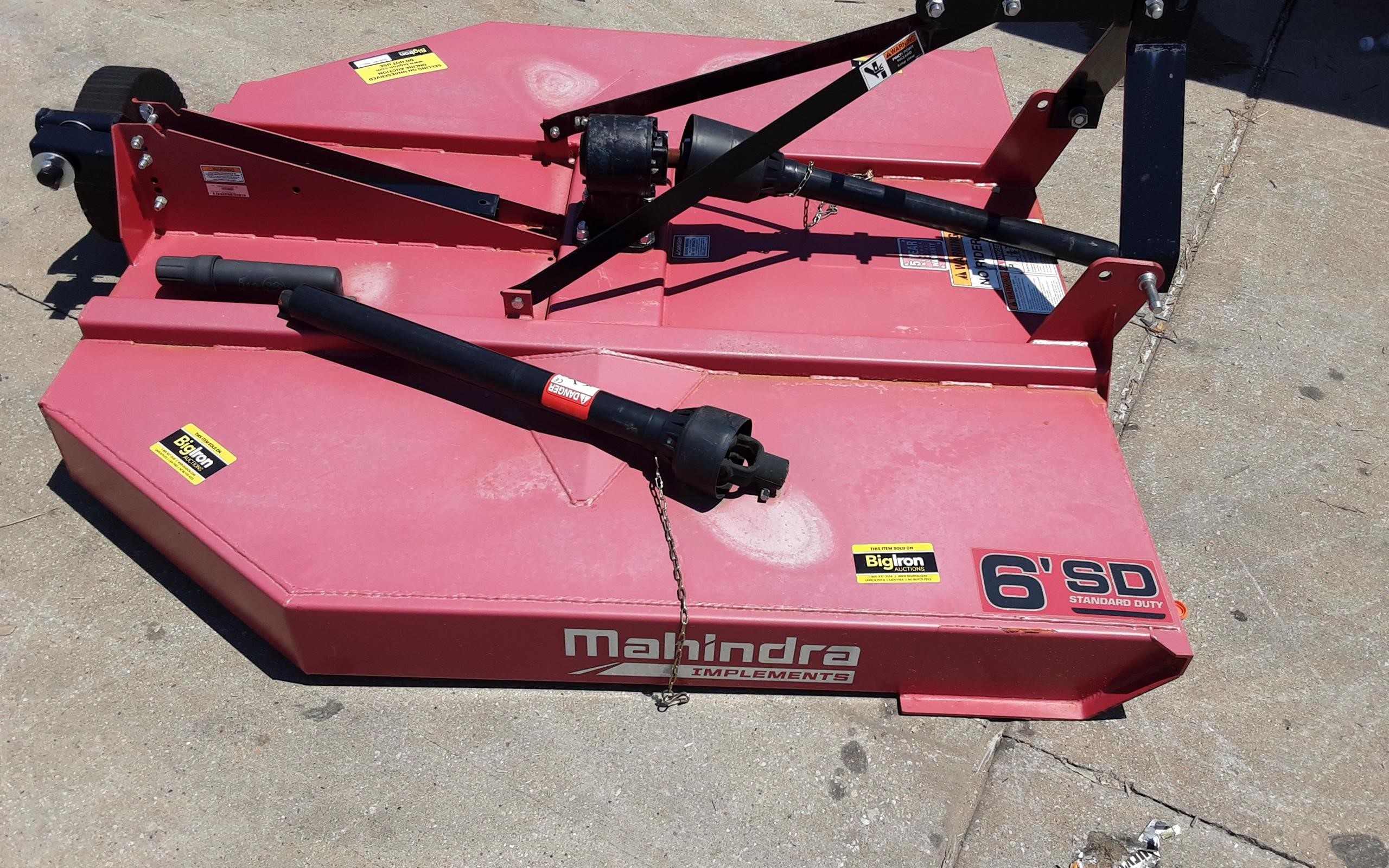 Mahindra 6' Rotary Mower BigIron Auctions