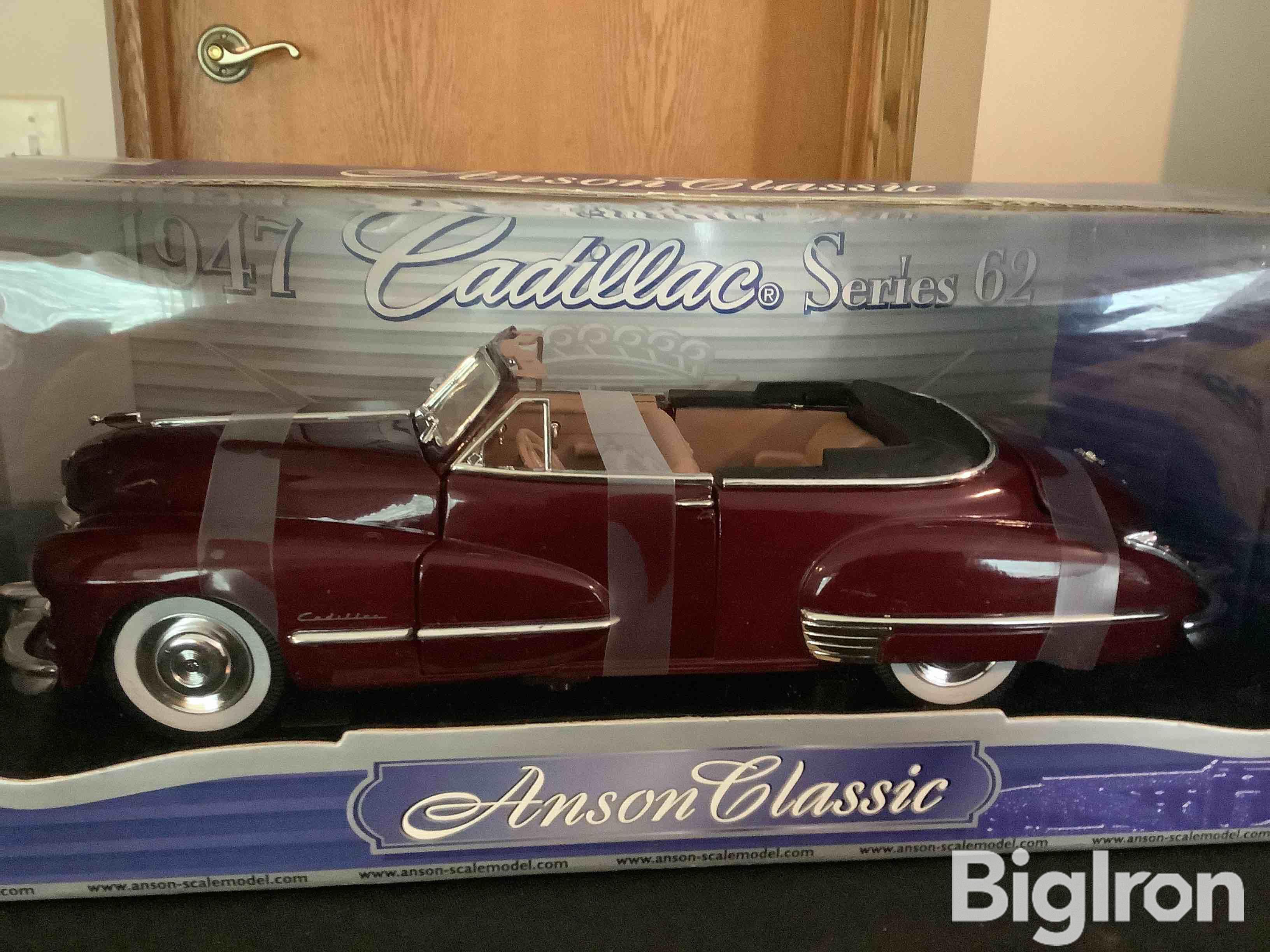 1947 Cadillac Series 62 Anson Classic 1/18 Scale Die Cast BigIron Auctions