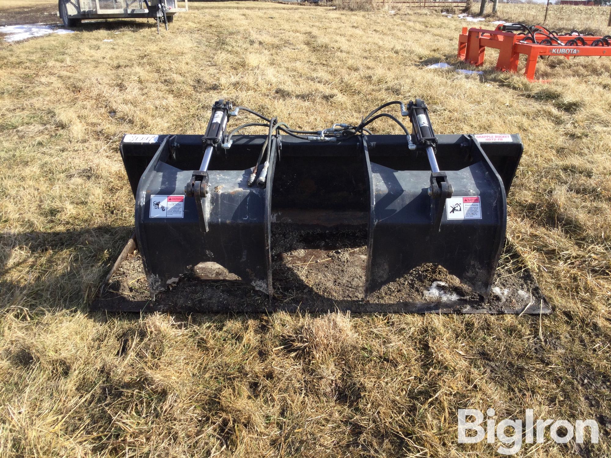 Stout Hd72-fb Grapple Bucket Bigiron Auctions