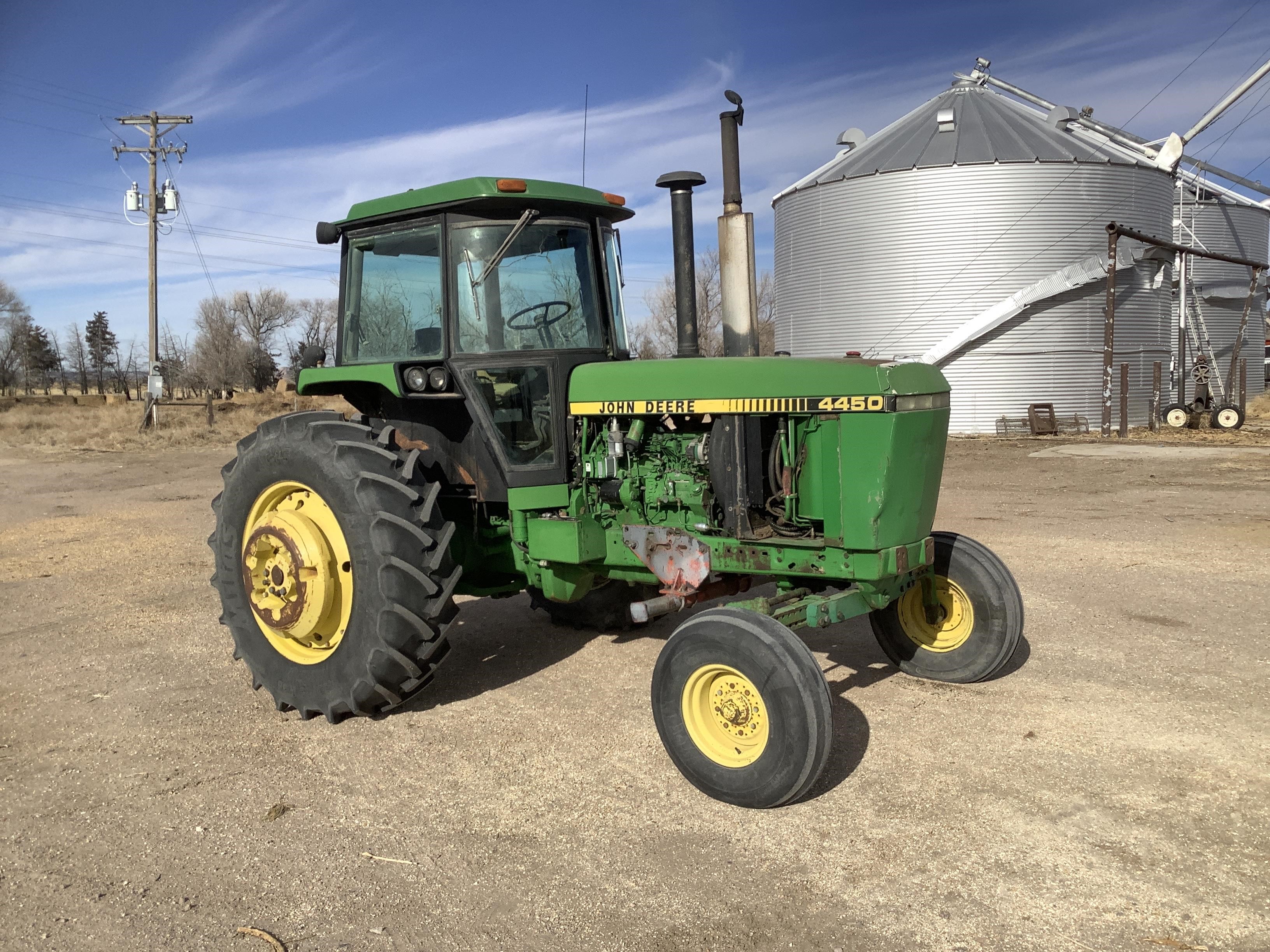 1988 John Deere 4450 2wd Tractor Bigiron Auctions