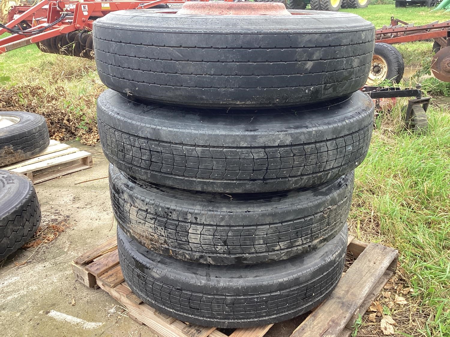 Goodyear General & Sumitomo Tractor Trailer Tires W/Rims BigIron Auctions