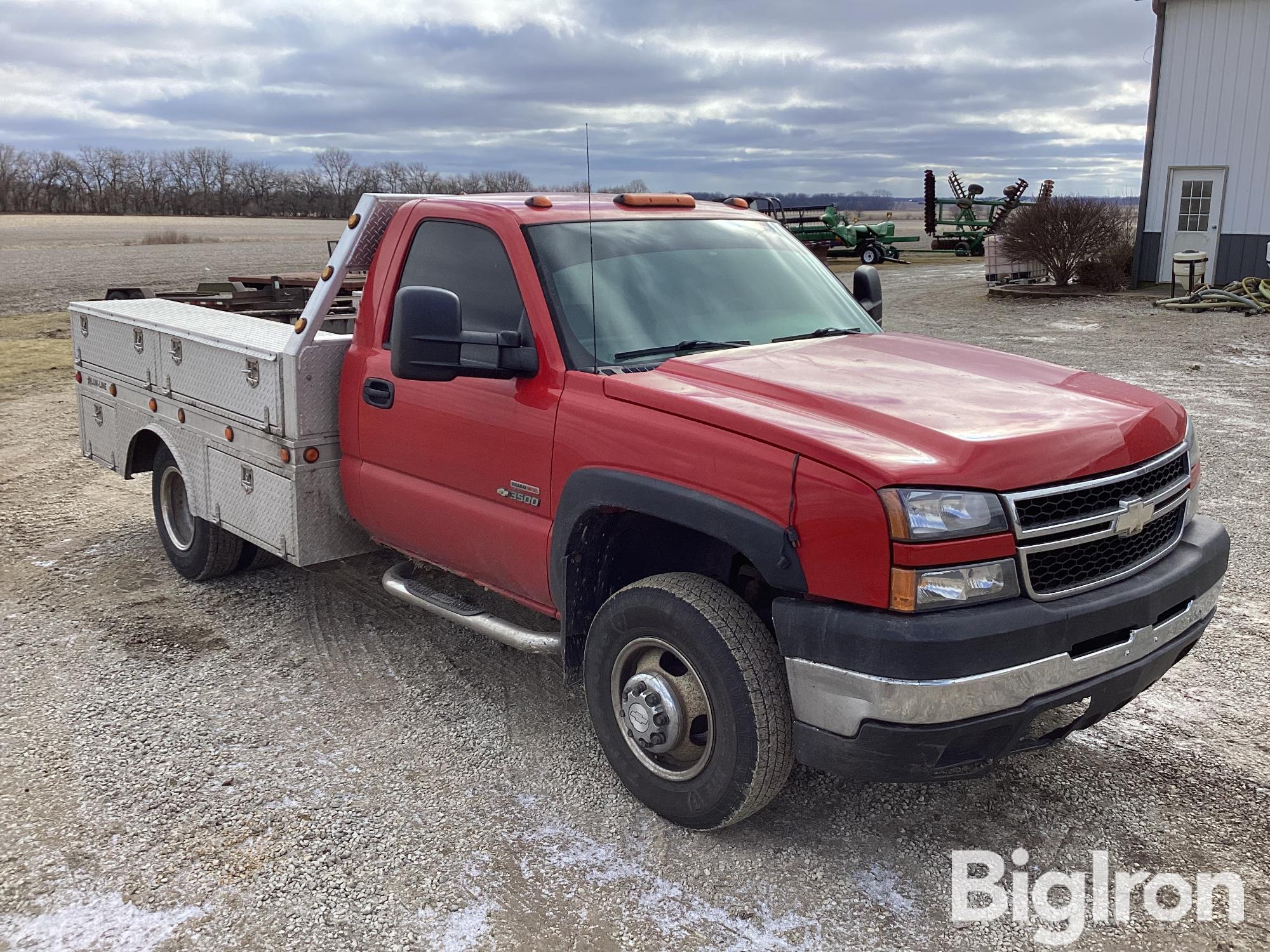 2006 Chevrolet K3500 Silverado 4x4 Flatbed Service Truck BigIron Auctions