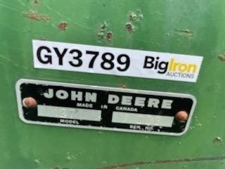 John Deere 127 Gyramor Rotary Mower BigIron Auctions