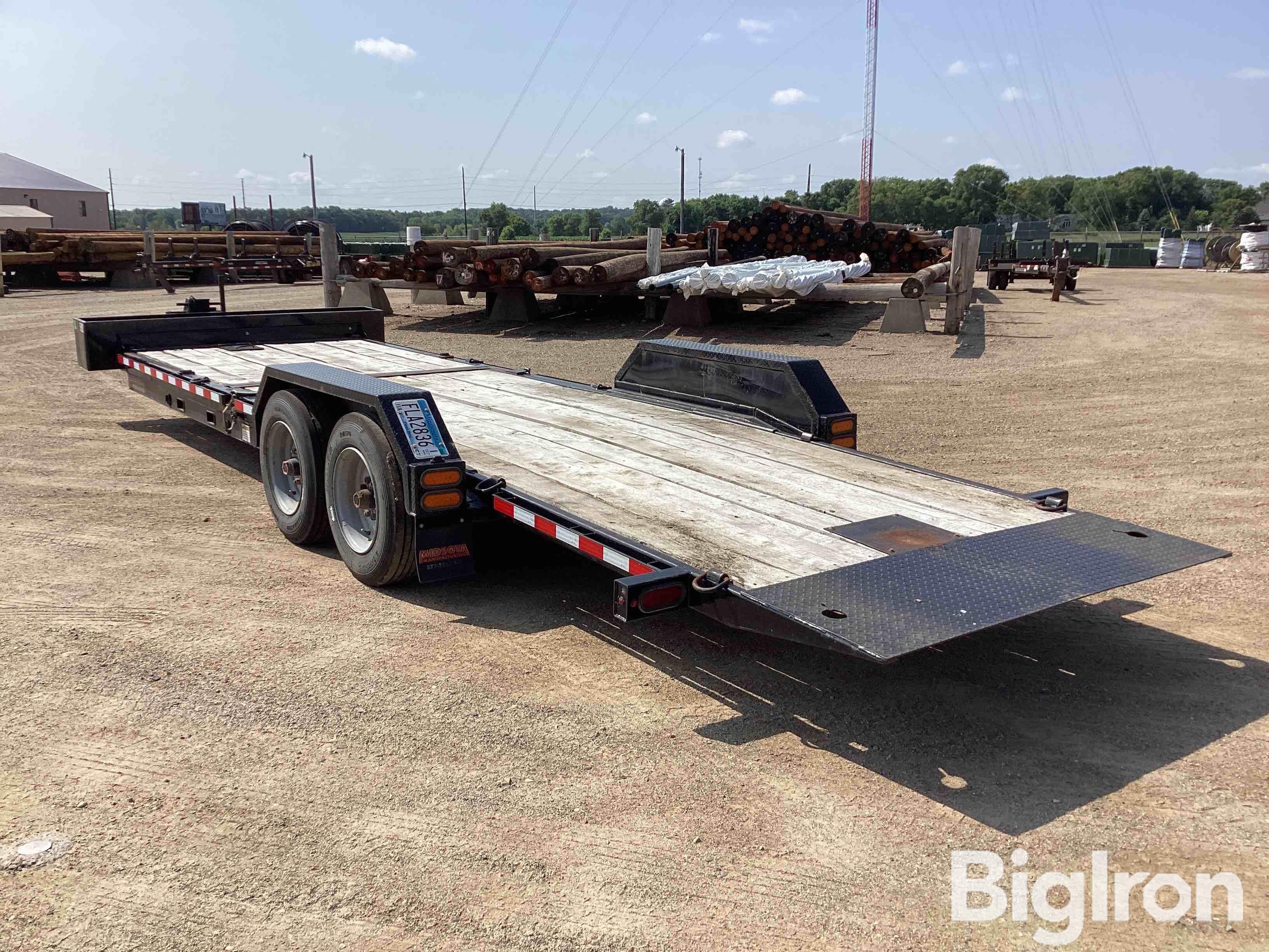 2016 Midsota TB-24 T/A Flatbed Tilt Trailer BigIron Auctions